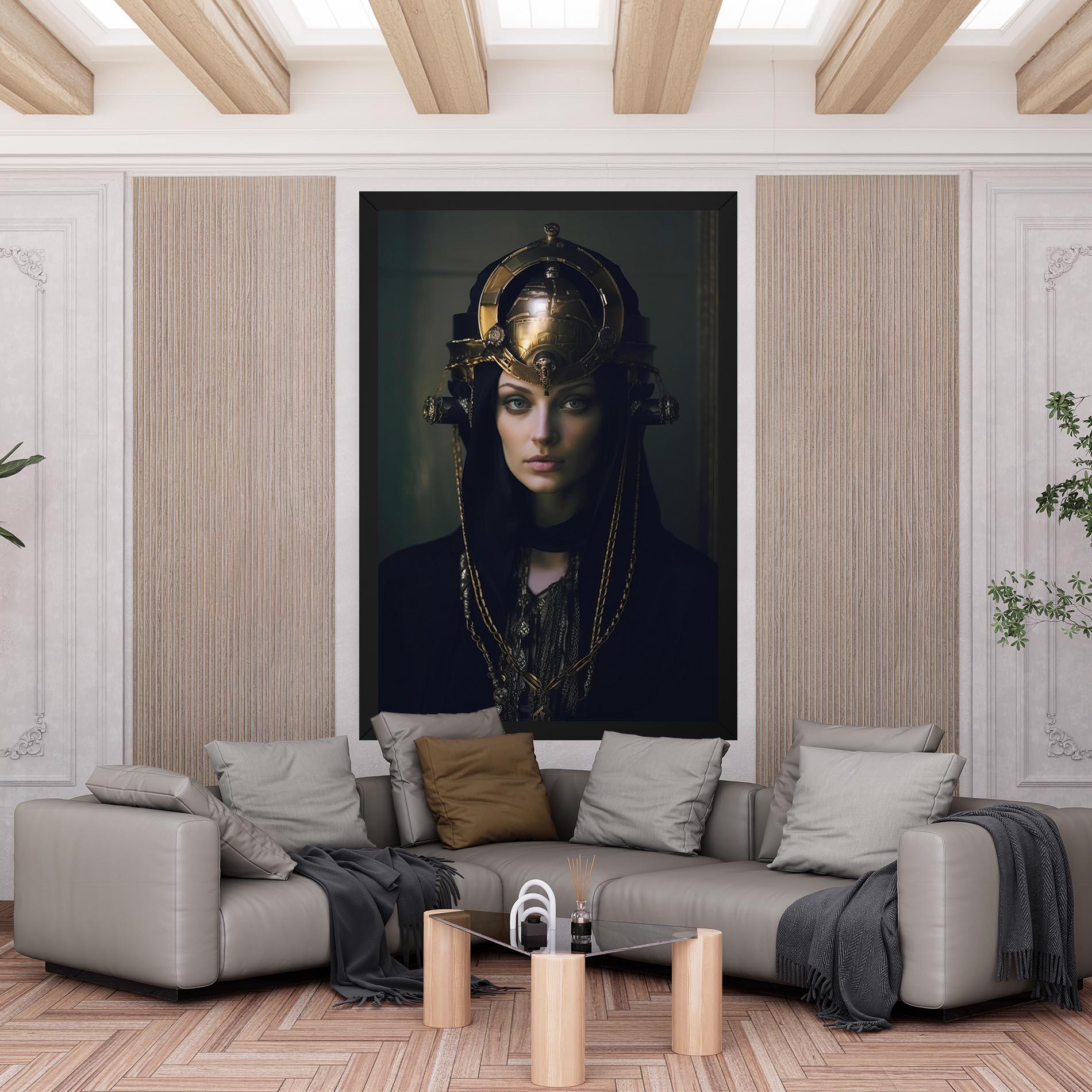 Tablou Canvas Gold Headpiece mockup 6