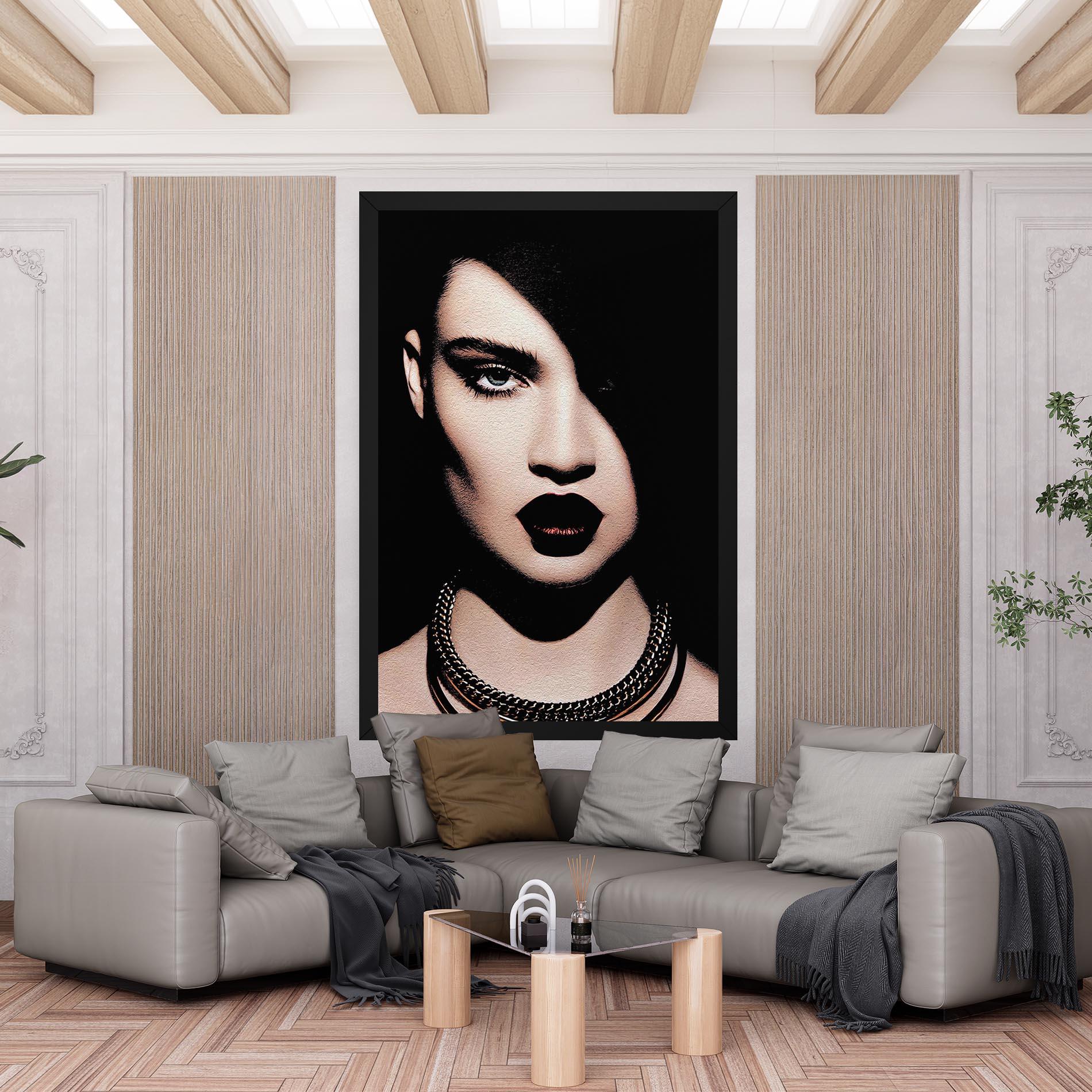 Tablou Canvas Gold Necklace mockup 6