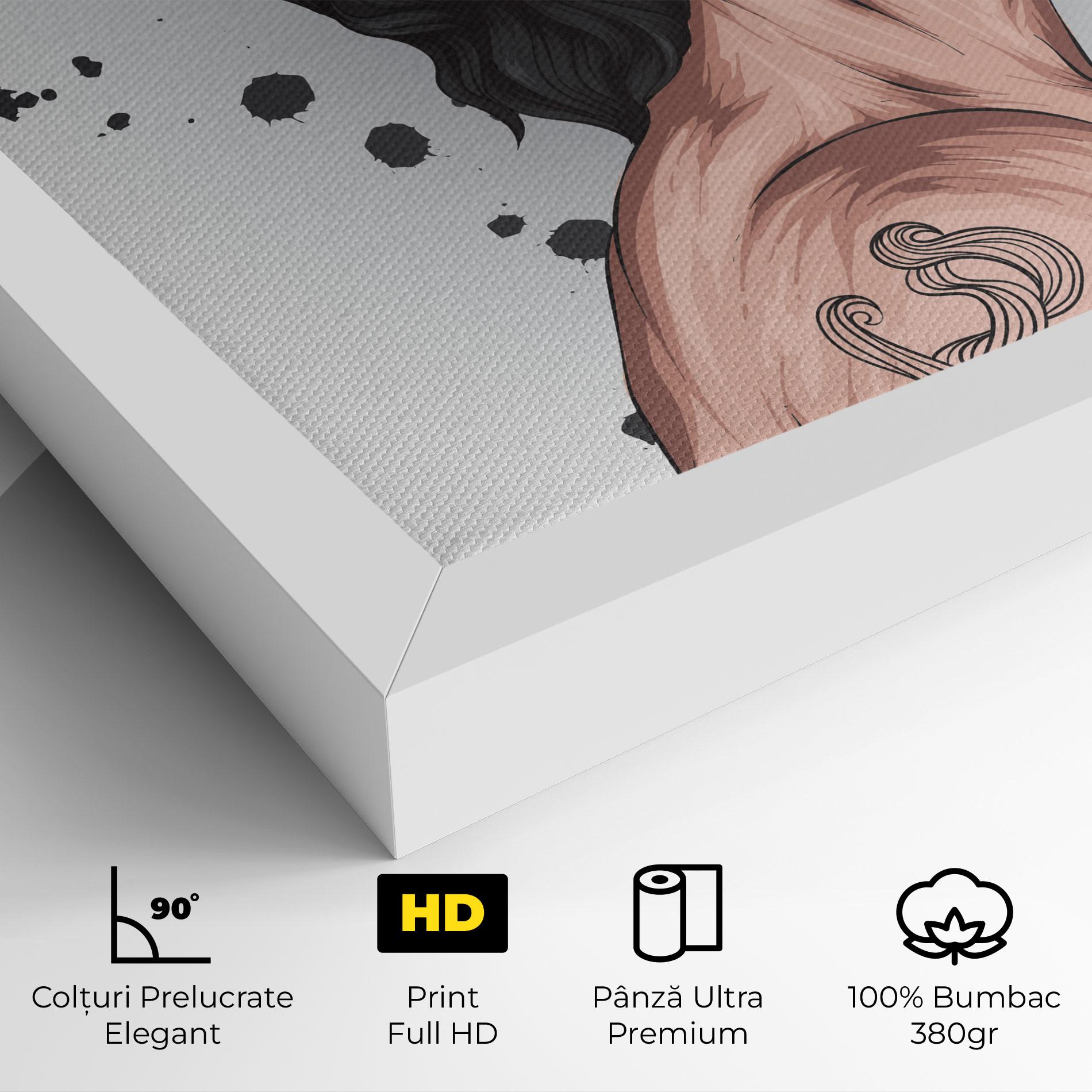 Tablou Canvas Male With Crown mockup 4