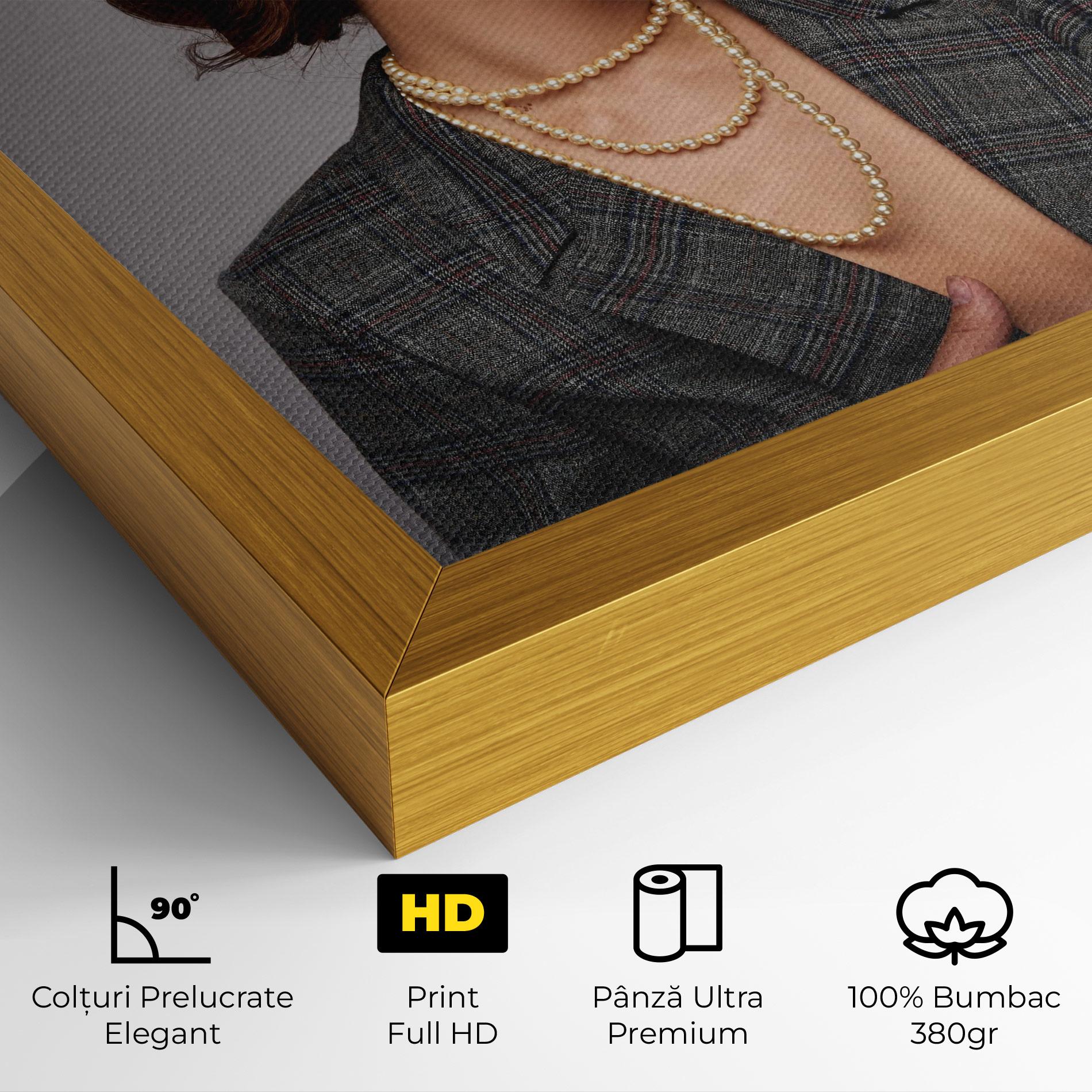 Tablou Canvas Gold Pearls mockup 4