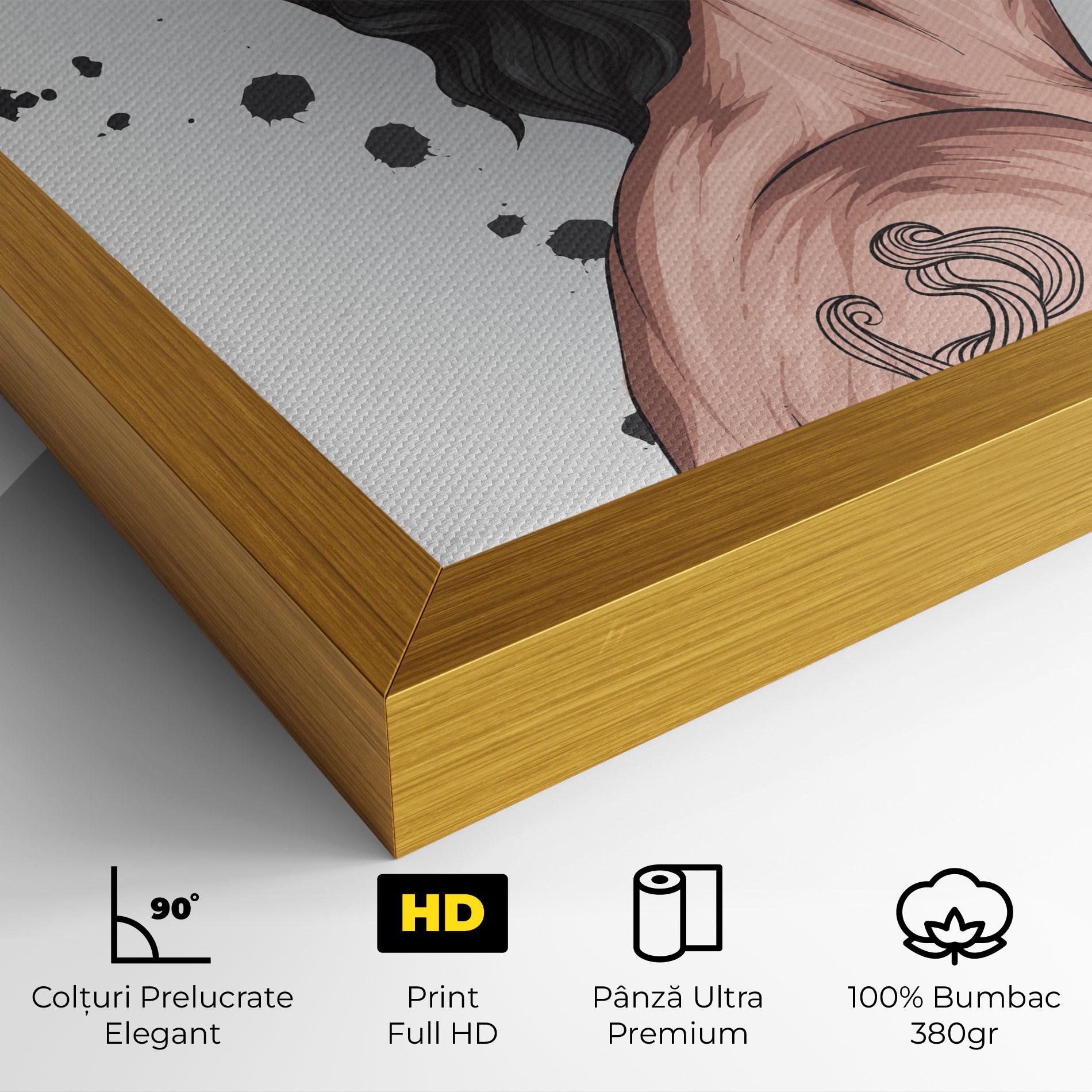 Tablou Canvas Male With Crown mockup 4