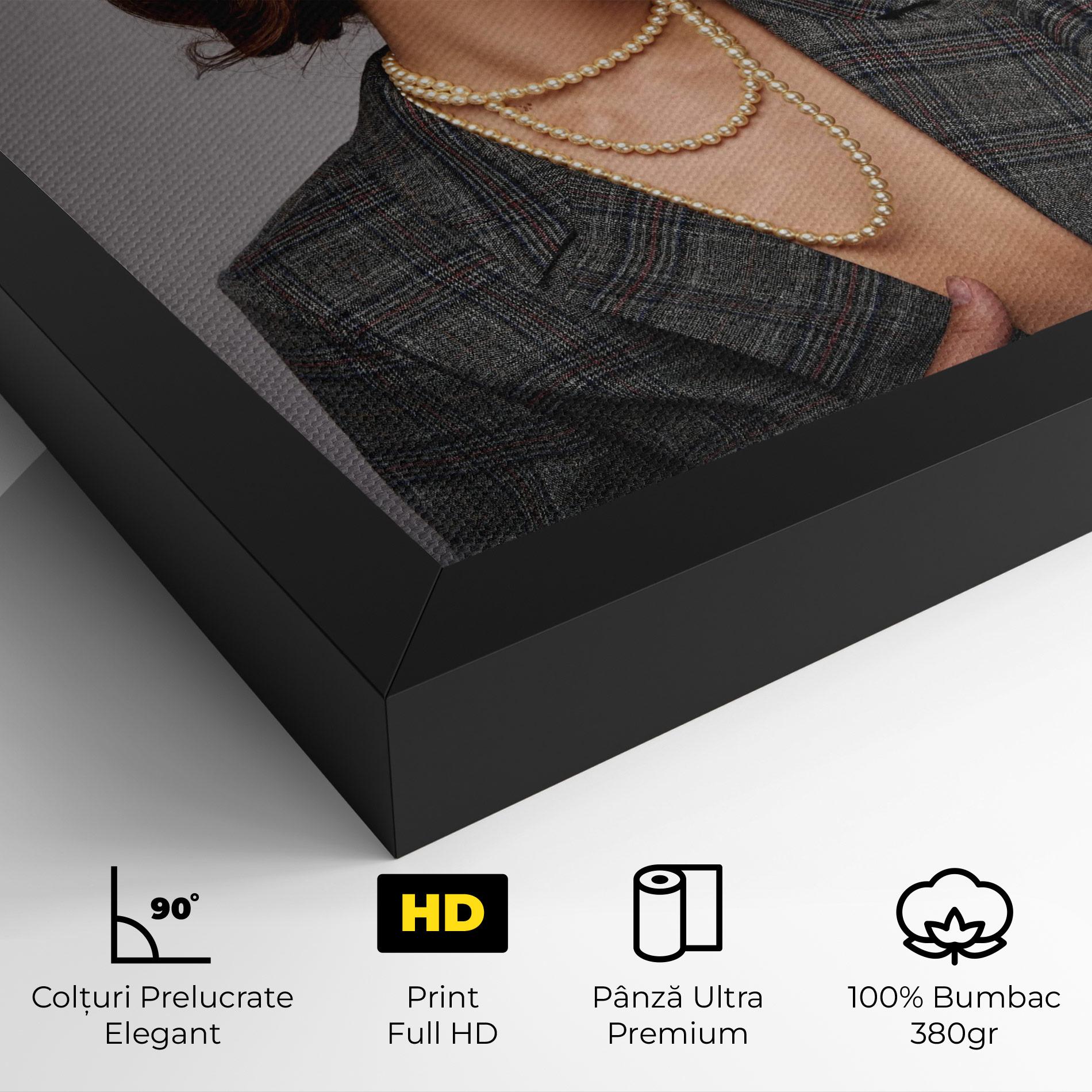 Tablou Canvas Gold Pearls mockup 4