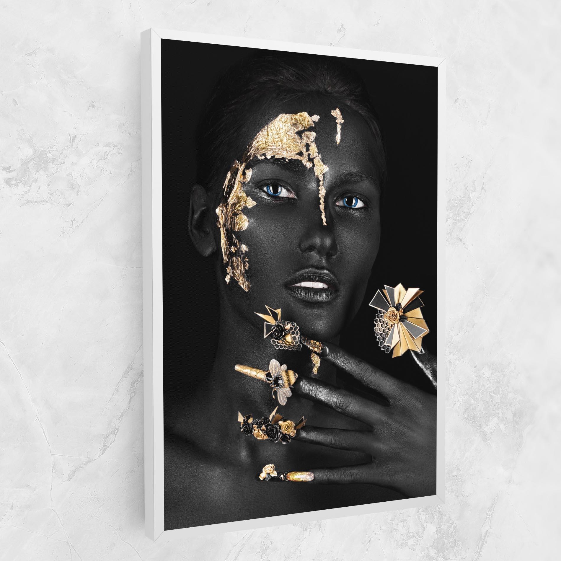 Tablou Canvas Black Art Makeup mockup 1