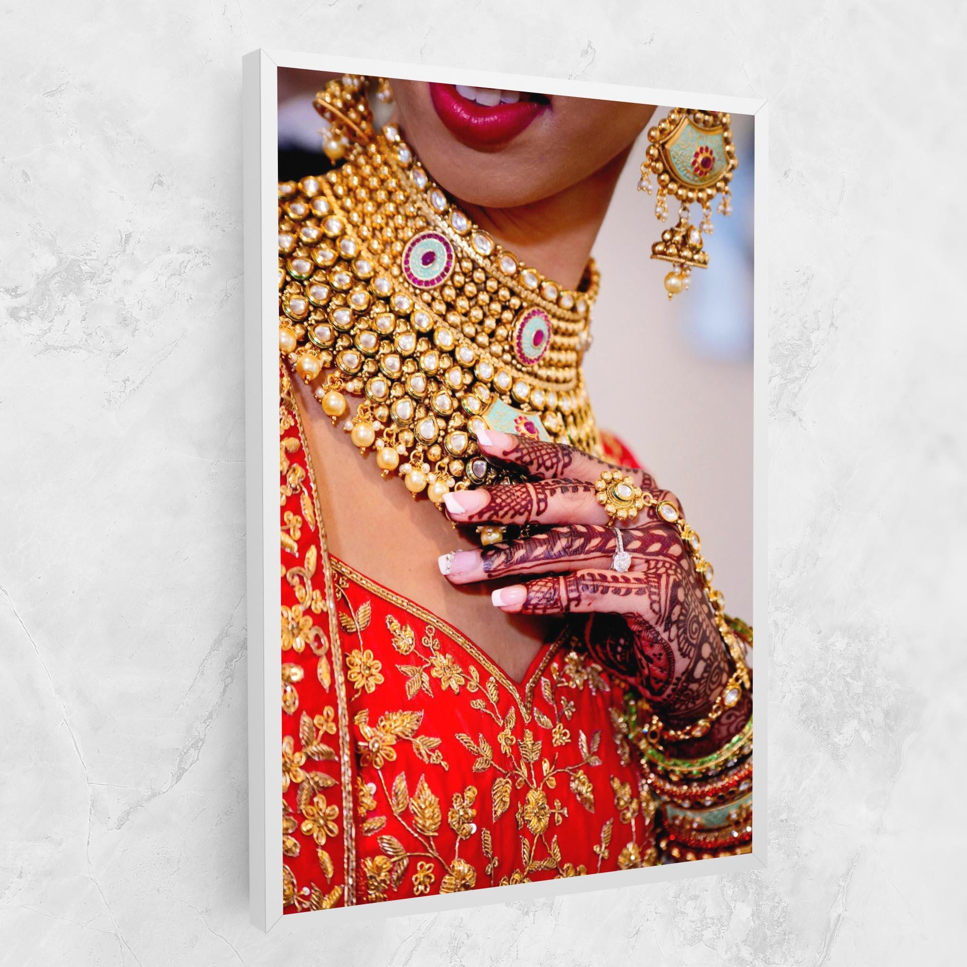 Tablou Canvas Gold Beautiful Jewelry mockup 1