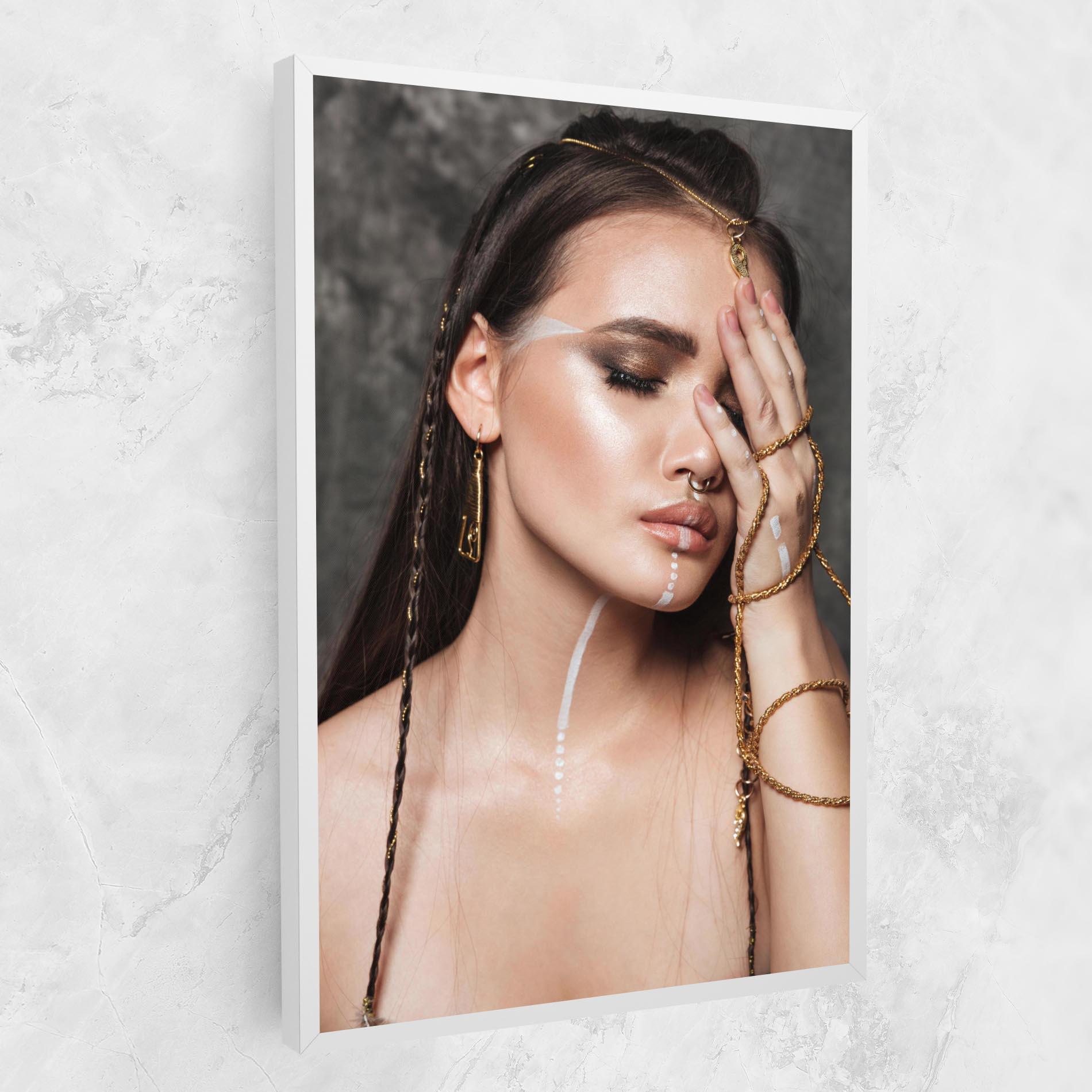 Tablou Canvas Gold Hand Accessory mockup 1