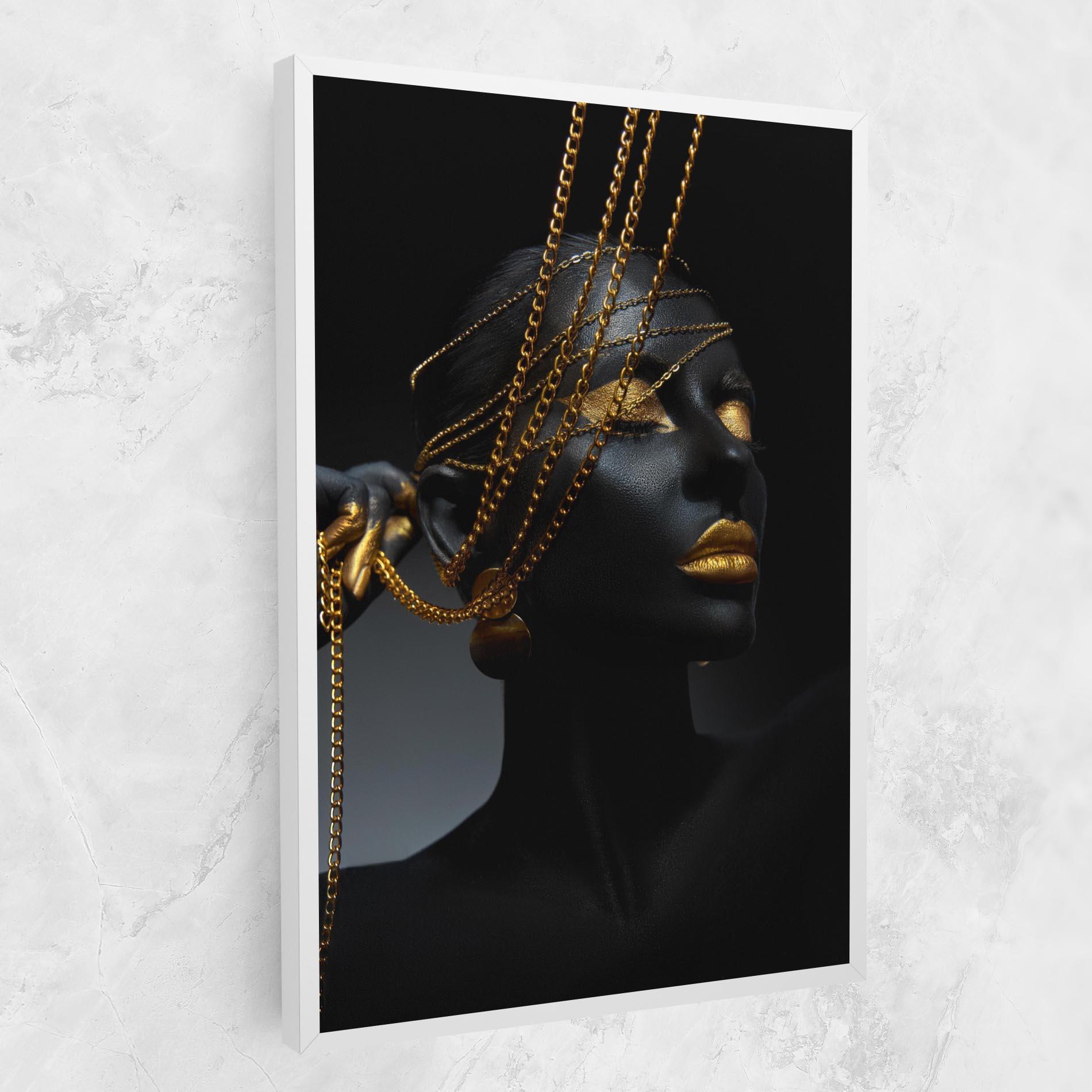 Tablou Canvas Pretty Gold Chain mockup 1