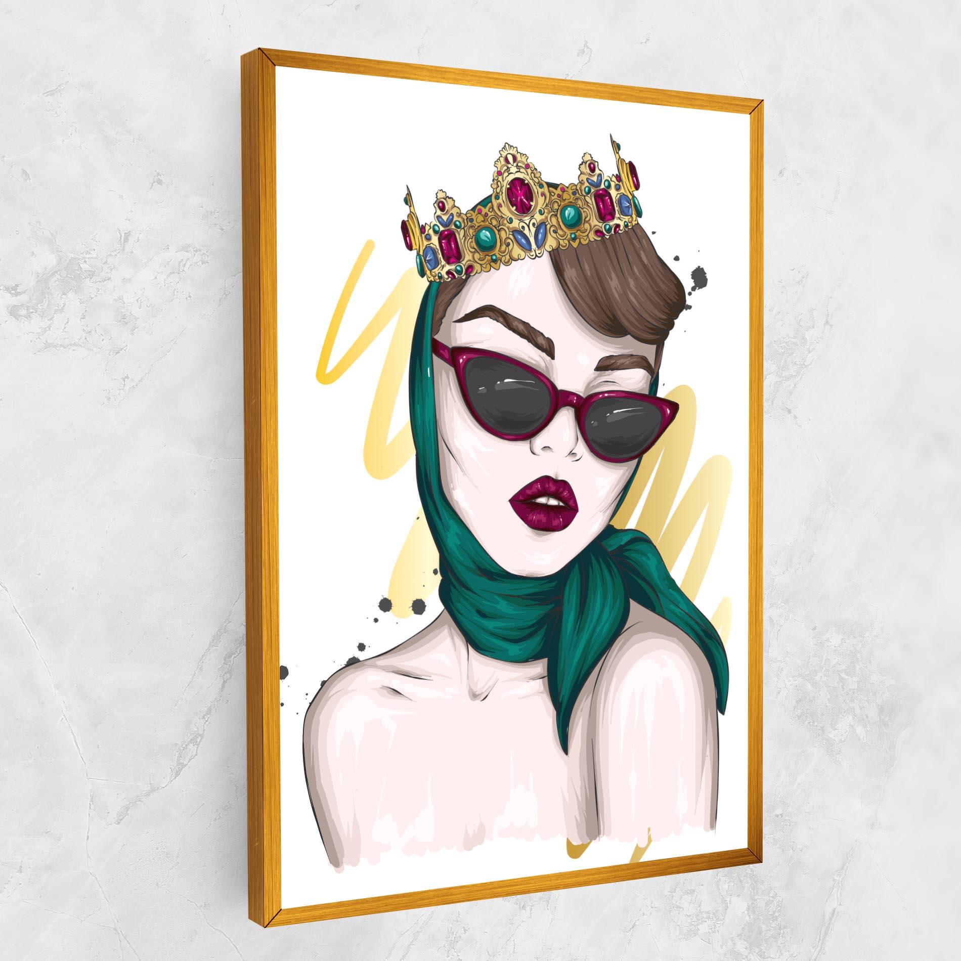 Tablou Canvas Diva Crown mockup 1