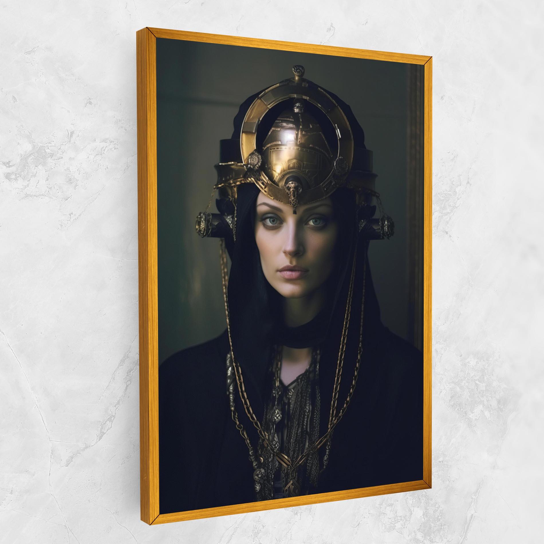 Tablou Canvas Gold Headpiece mockup 1