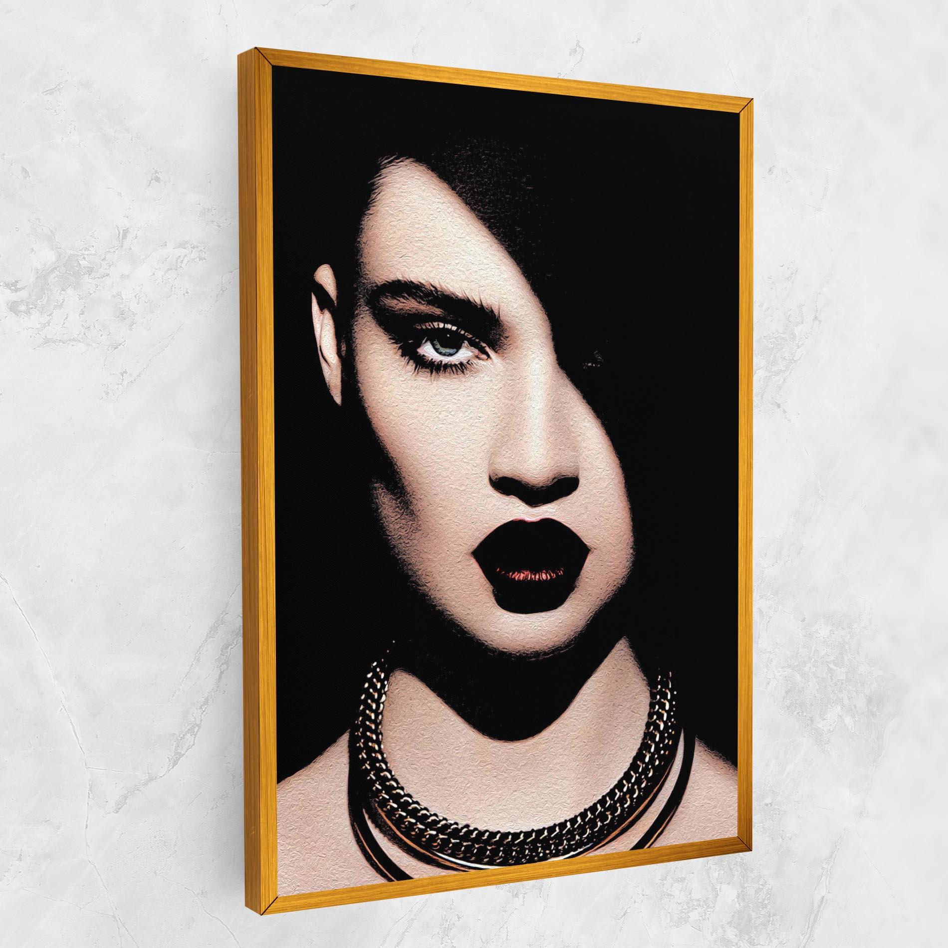 Tablou Canvas Gold Necklace mockup 1