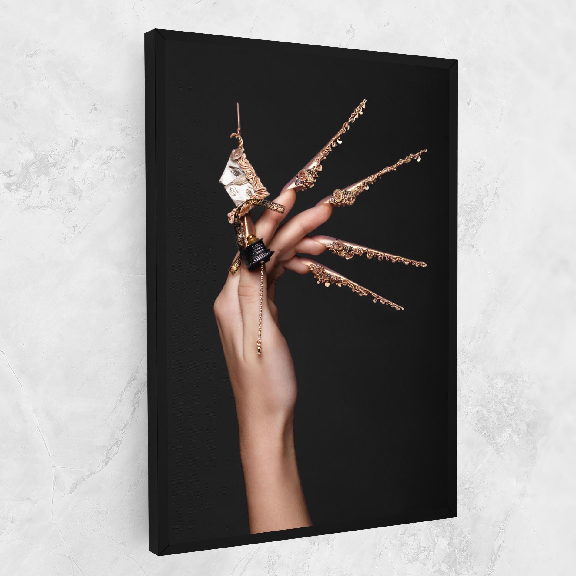 Tablou Canvas Creative Design Nails mockup 1