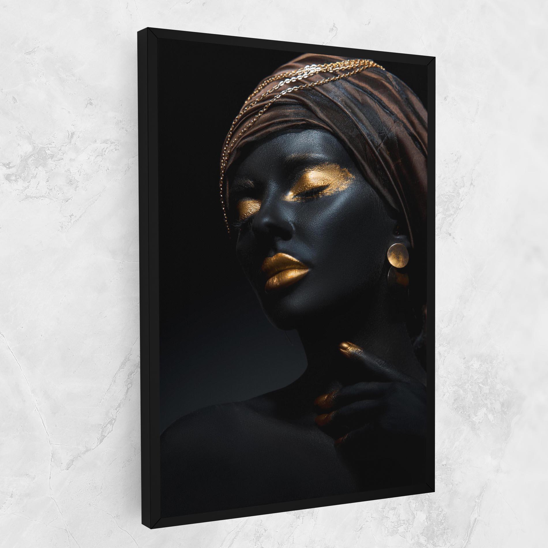Tablou Canvas Gold Accessory And Makeup mockup 1
