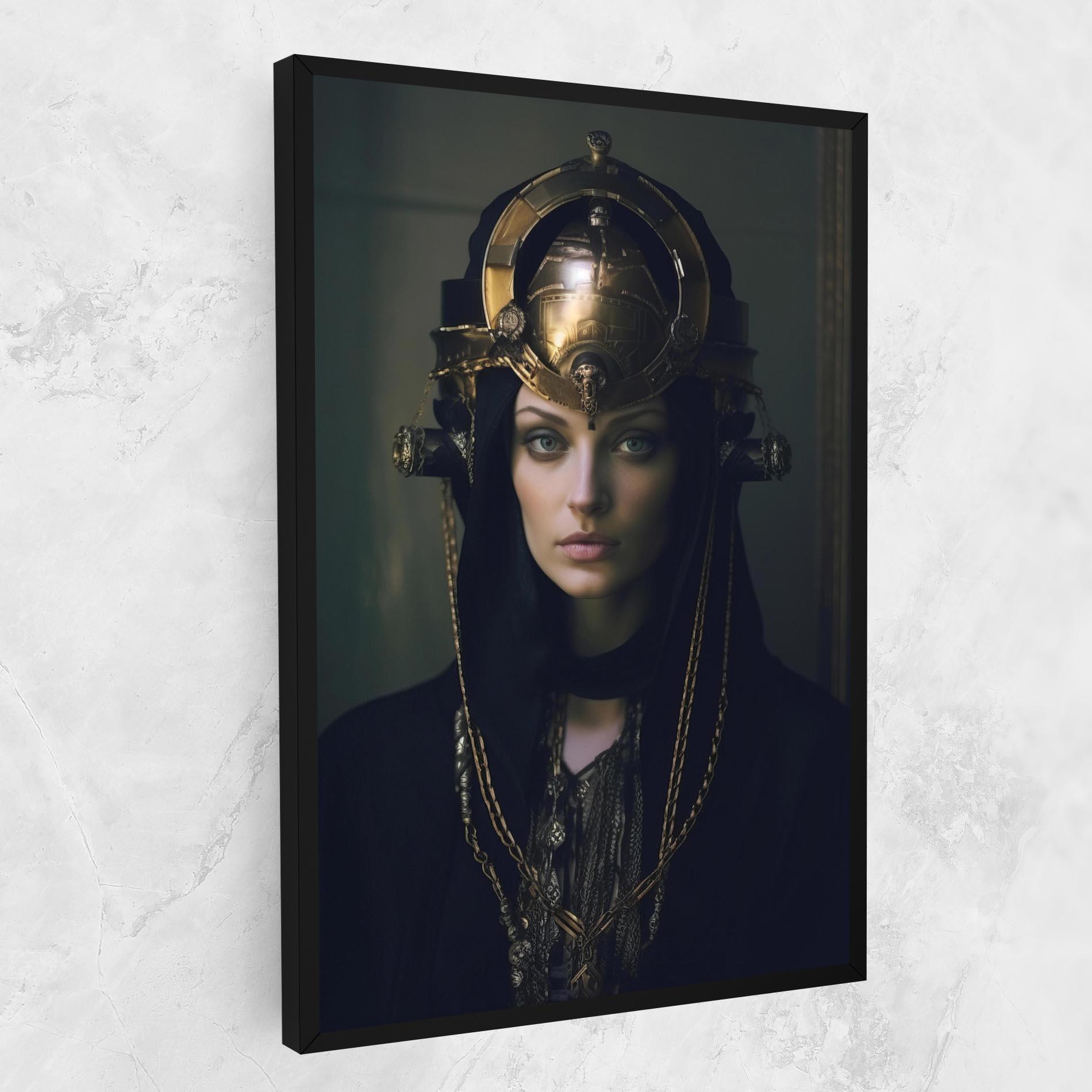 Tablou Canvas Gold Headpiece mockup 1
