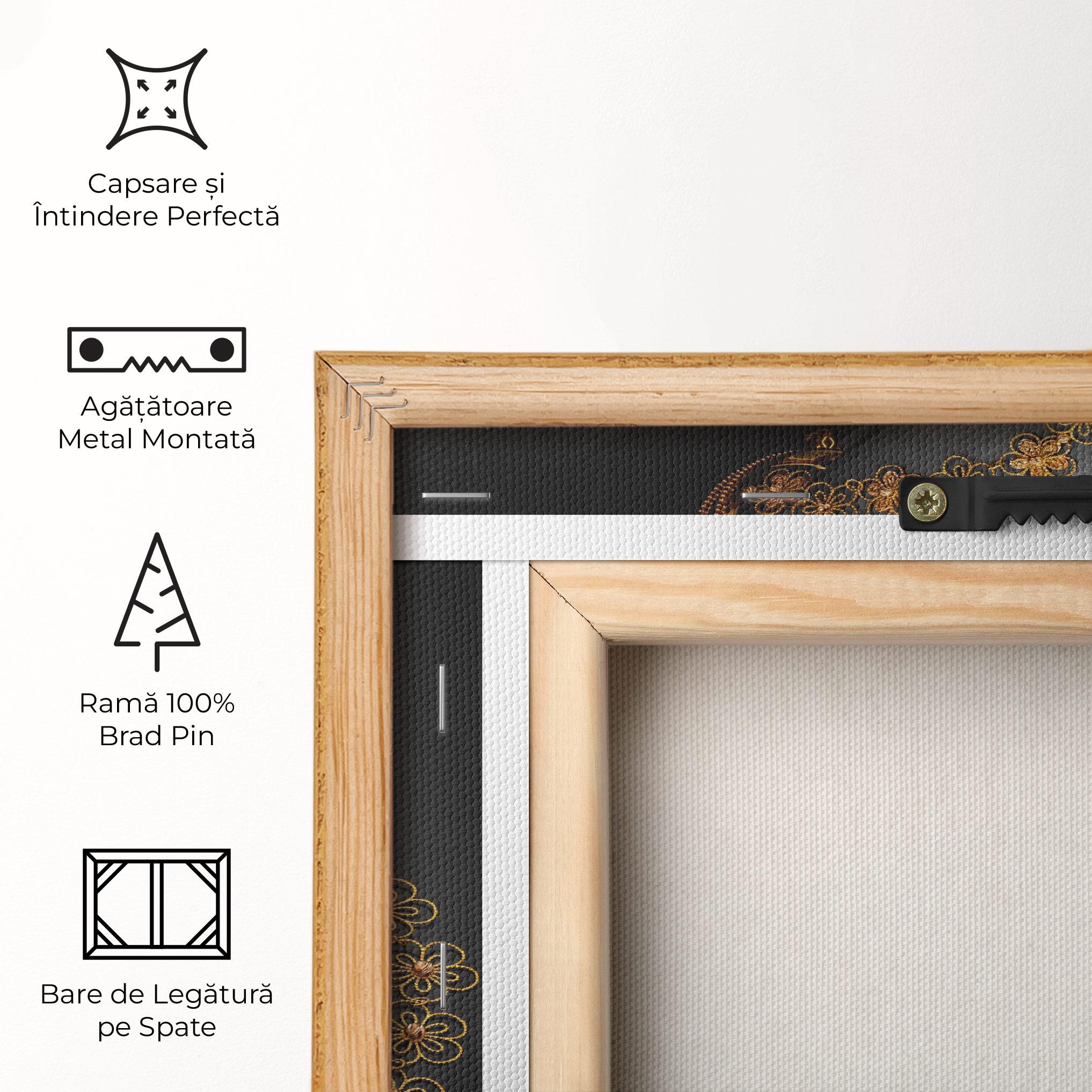 Tablou Canvas Golden Jewelery Set mockup 5