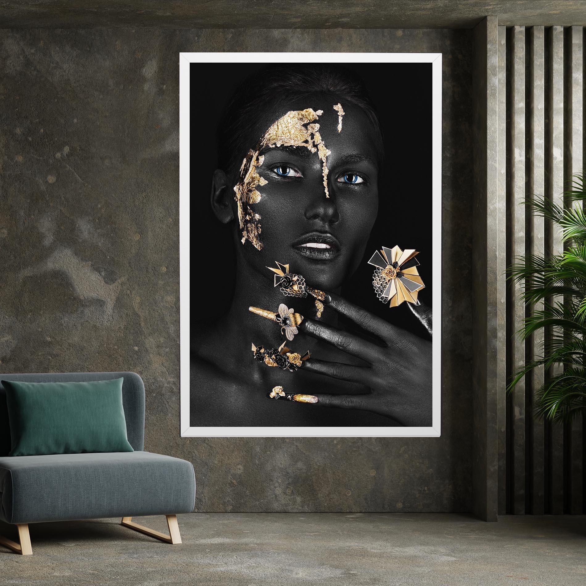 Tablou Canvas Black Art Makeup mockup 7