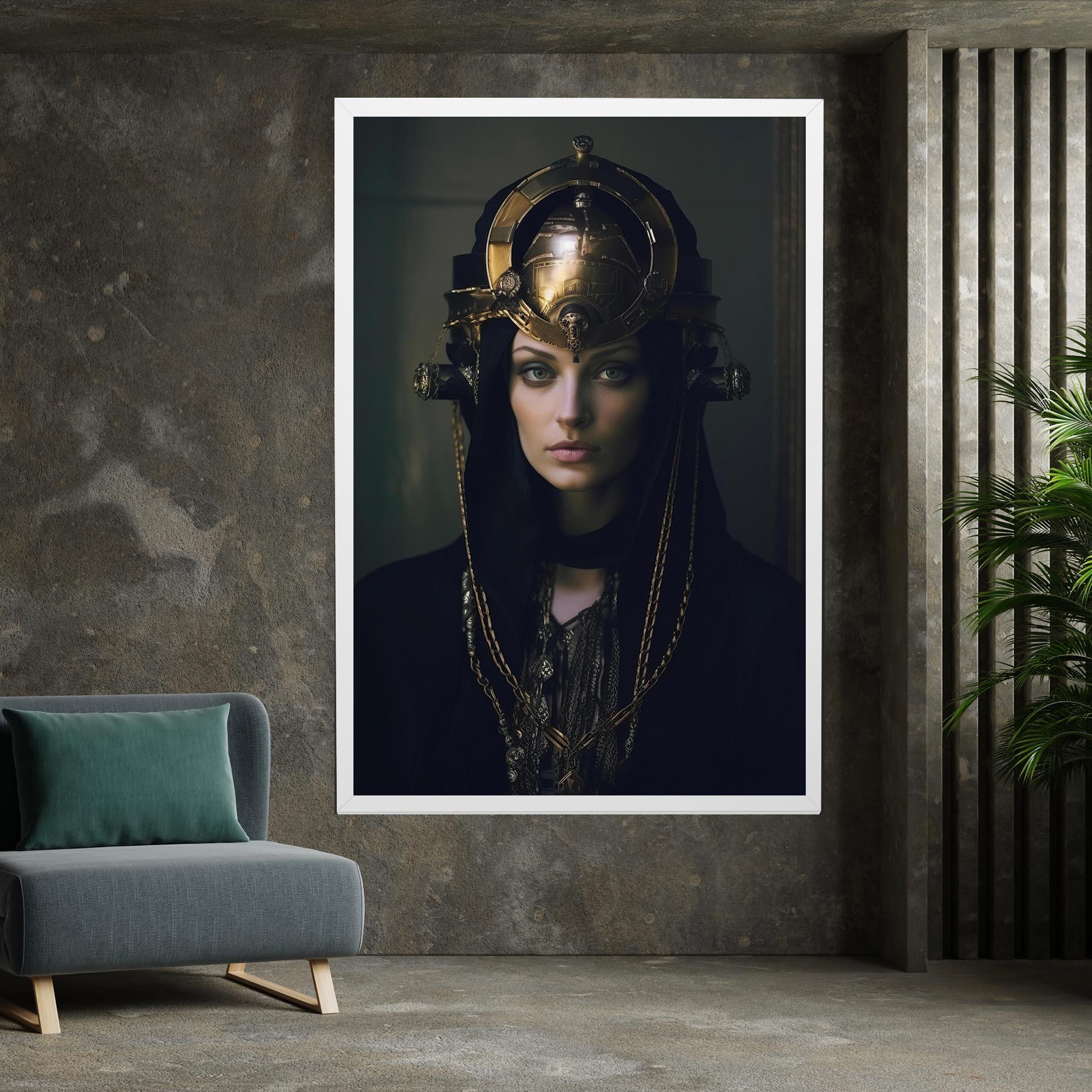 Tablou Canvas Gold Headpiece mockup 7