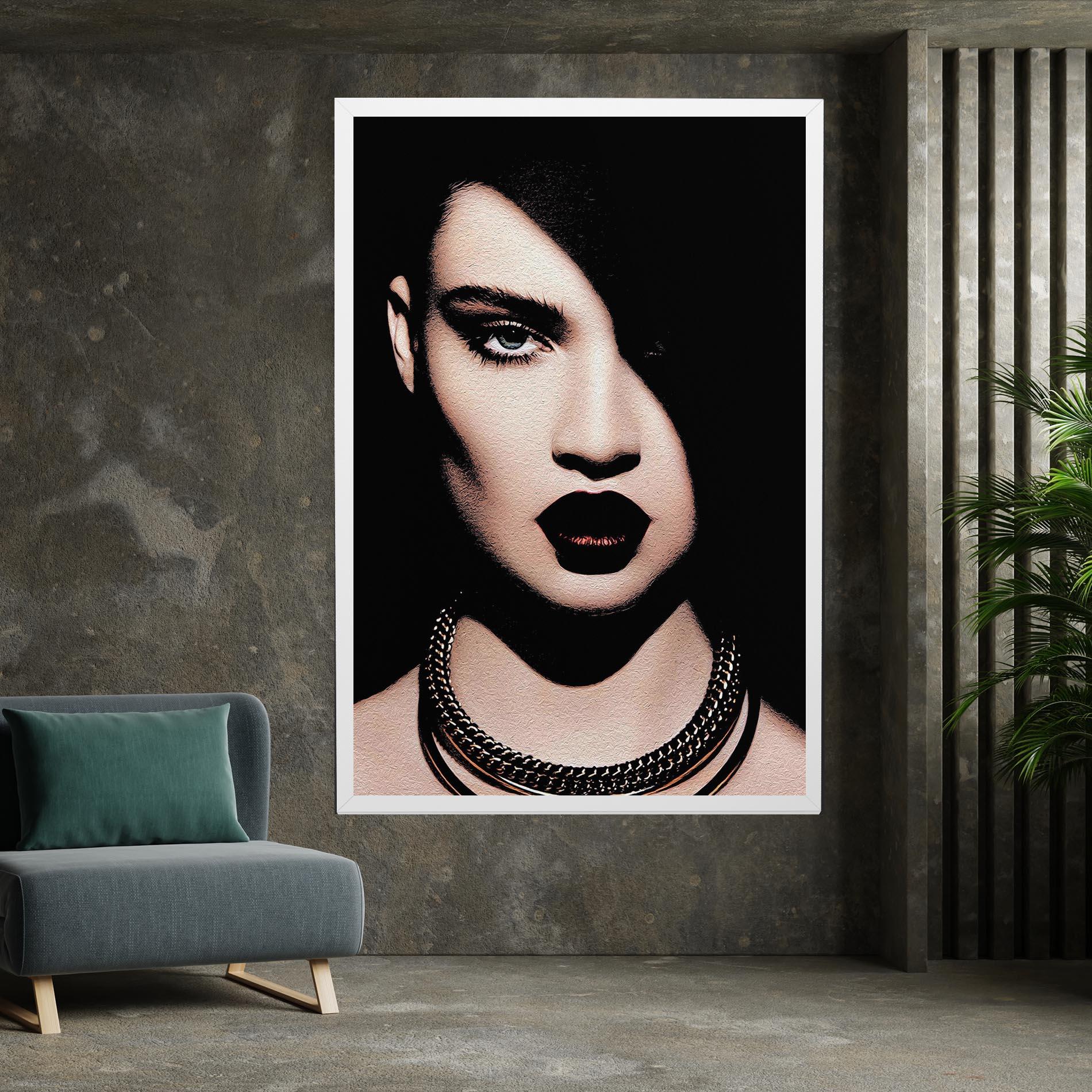 Tablou Canvas Gold Necklace mockup 7