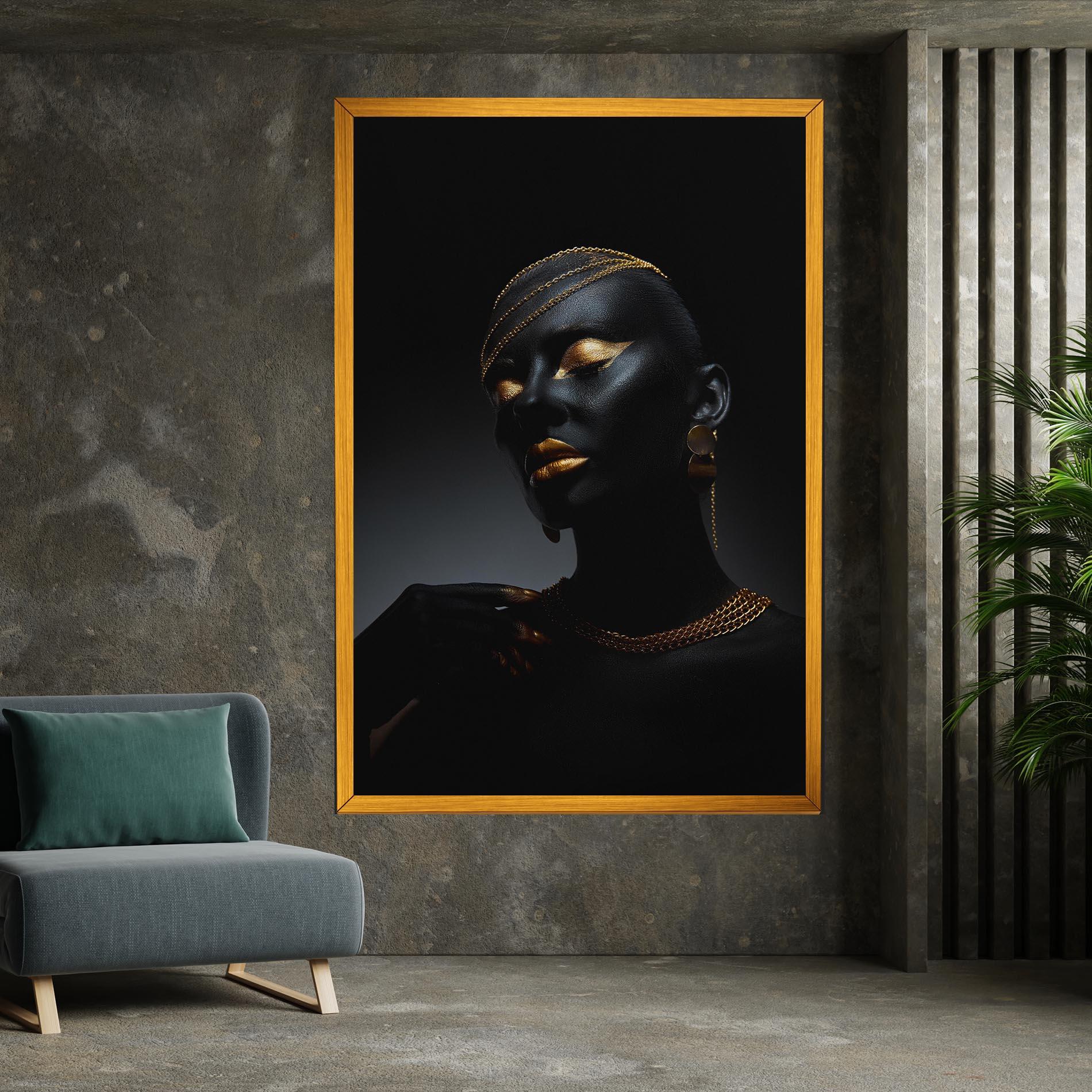 Tablou Canvas Beauty Gold mockup 7