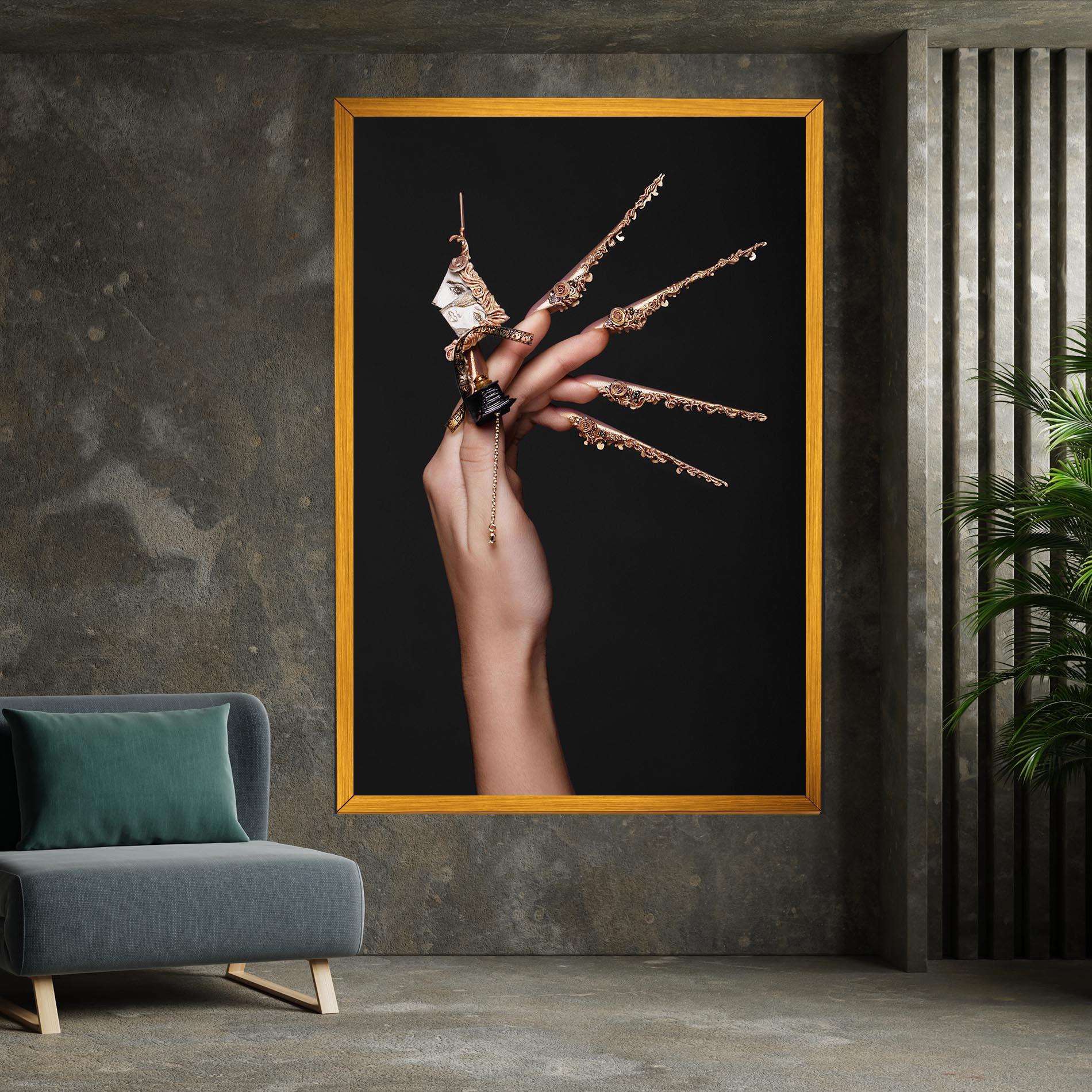 Tablou Canvas Creative Design Nails mockup 7
