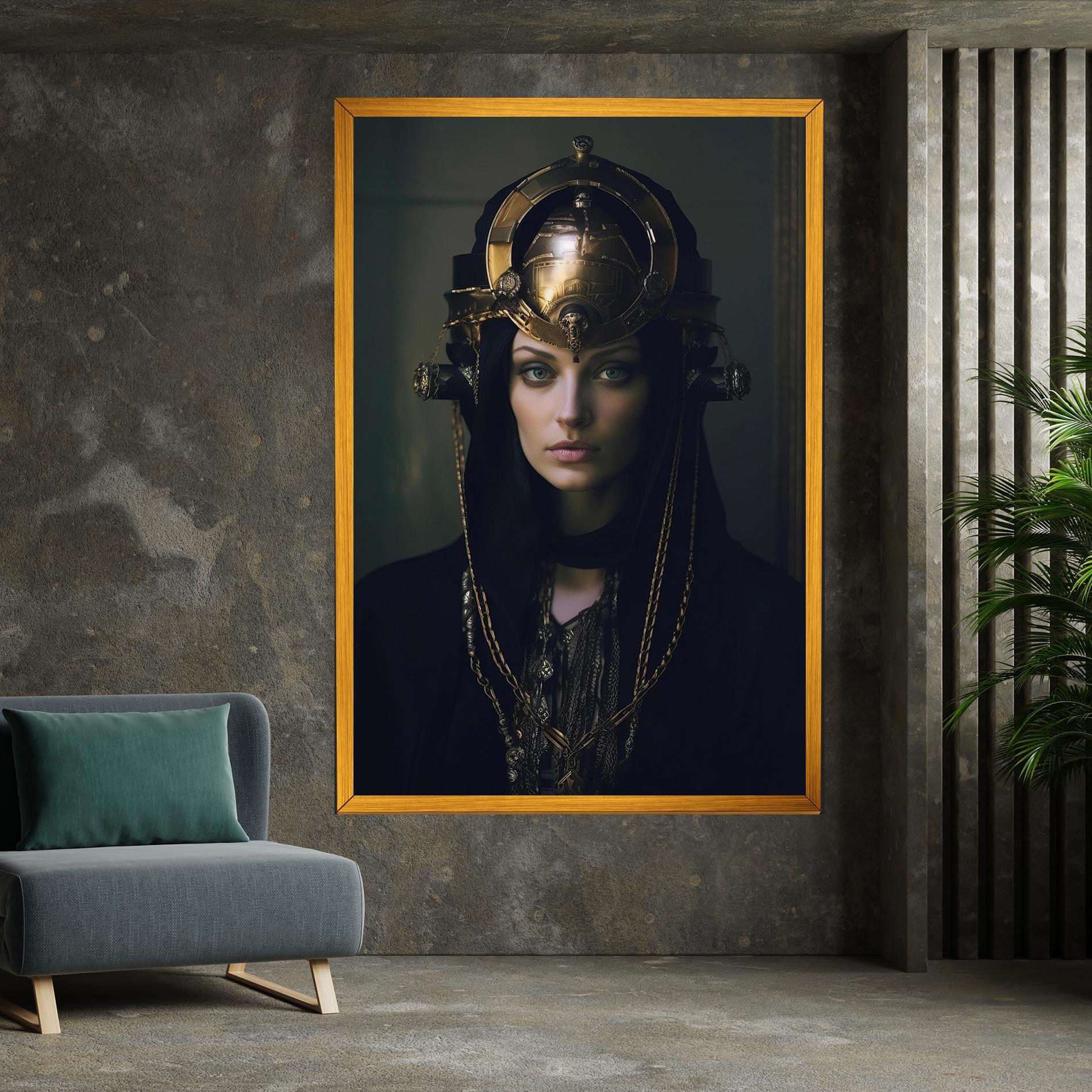 Tablou Canvas Gold Headpiece mockup 7