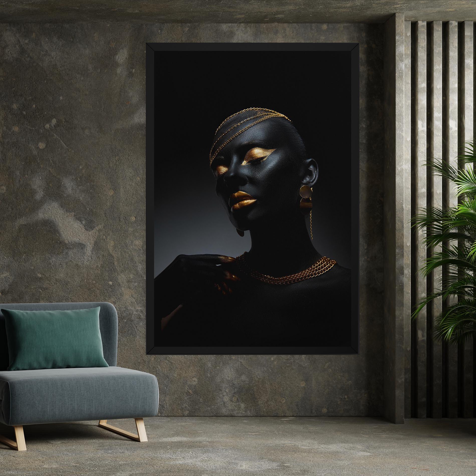 Tablou Canvas Beauty Gold mockup 7