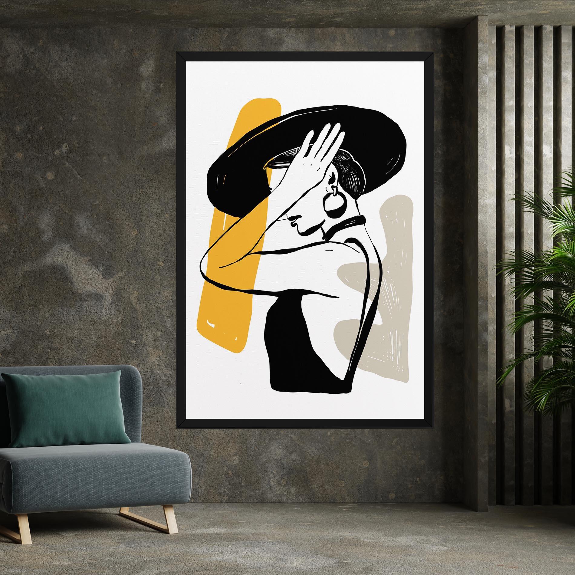 Tablou Canvas Big Earring mockup 7