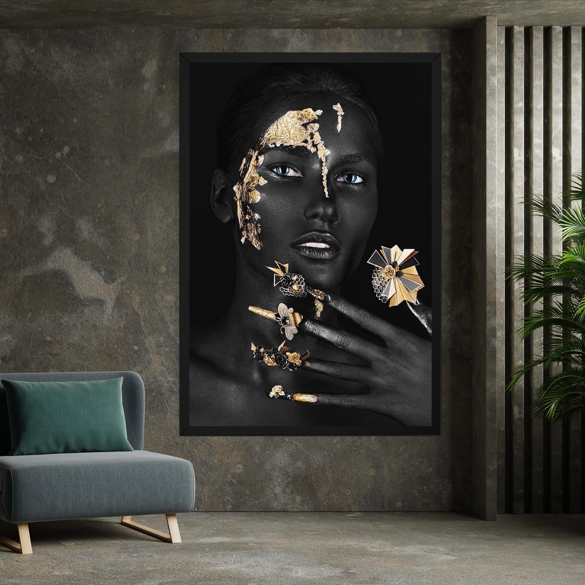 Tablou Canvas Black Art Makeup mockup 7