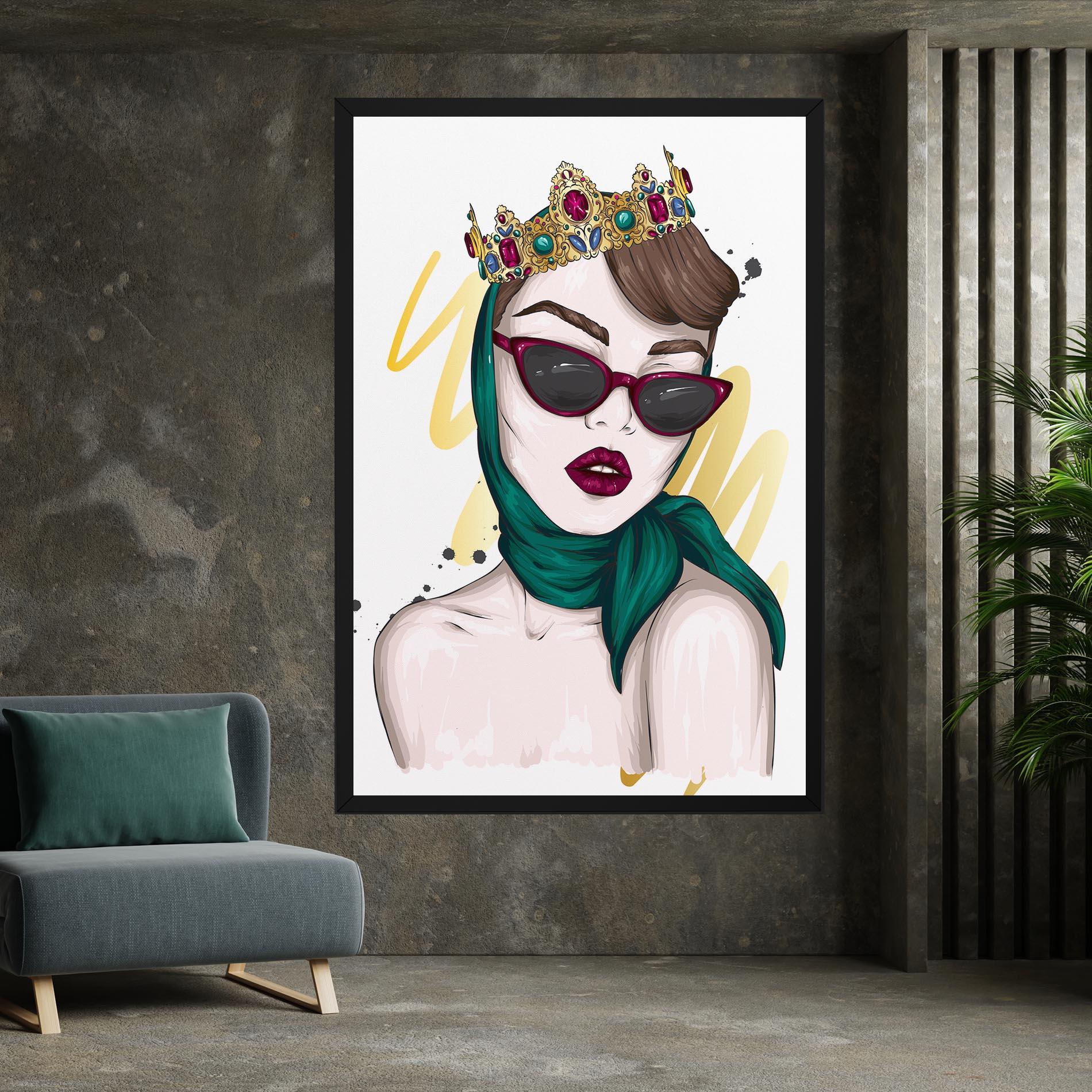 Tablou Canvas Diva Crown mockup 7