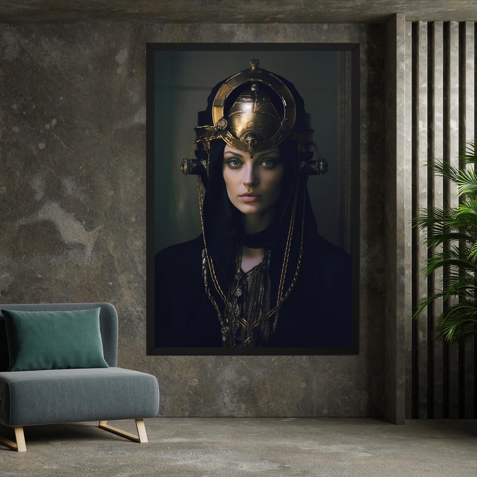 Tablou Canvas Gold Headpiece mockup 7