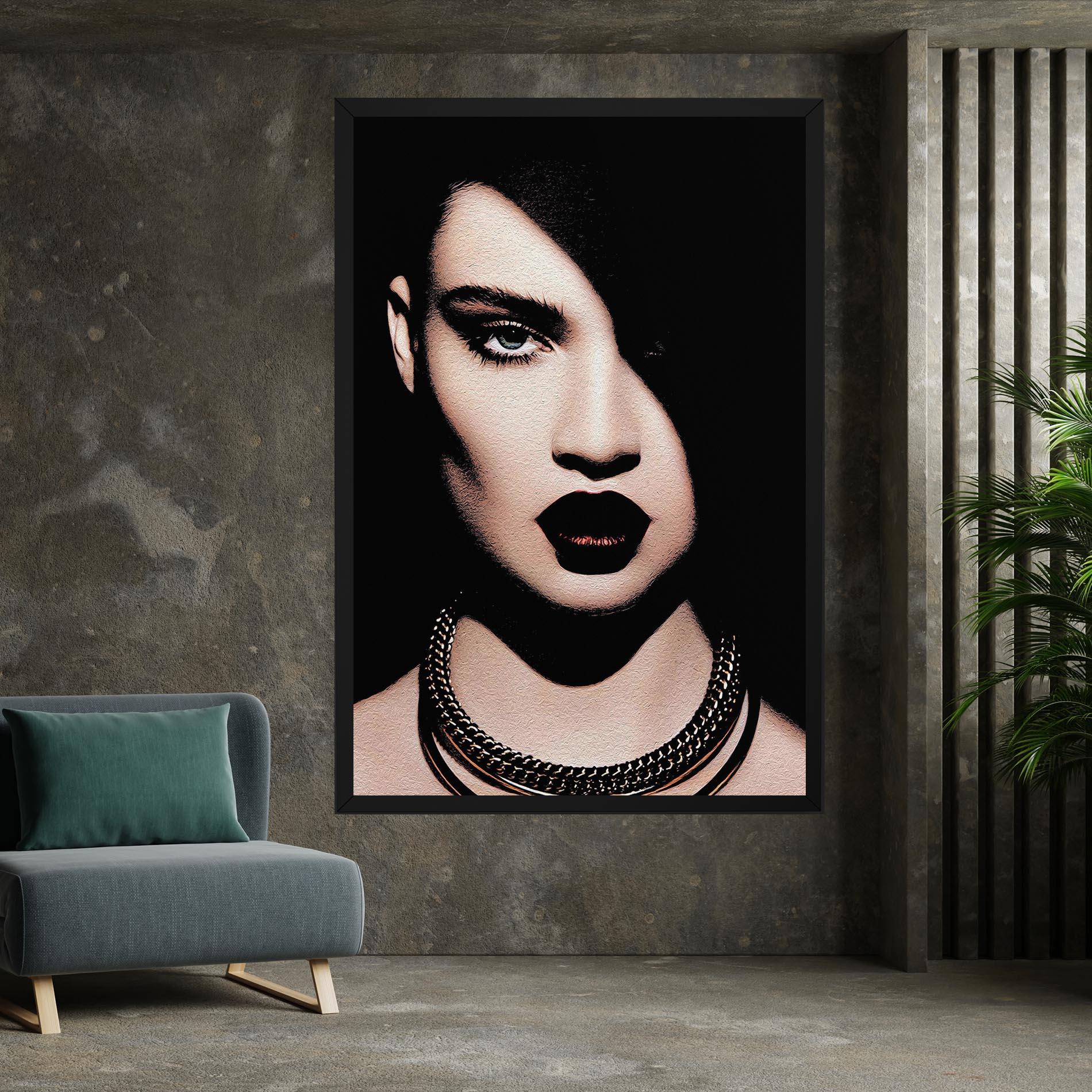 Tablou Canvas Gold Necklace mockup 7