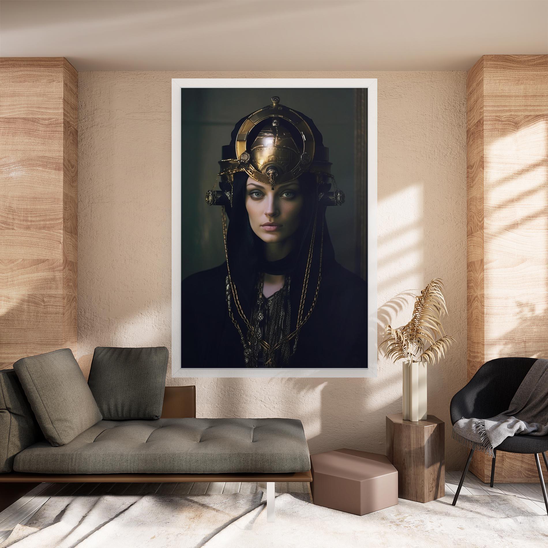 Tablou Canvas Gold Headpiece mockup 8