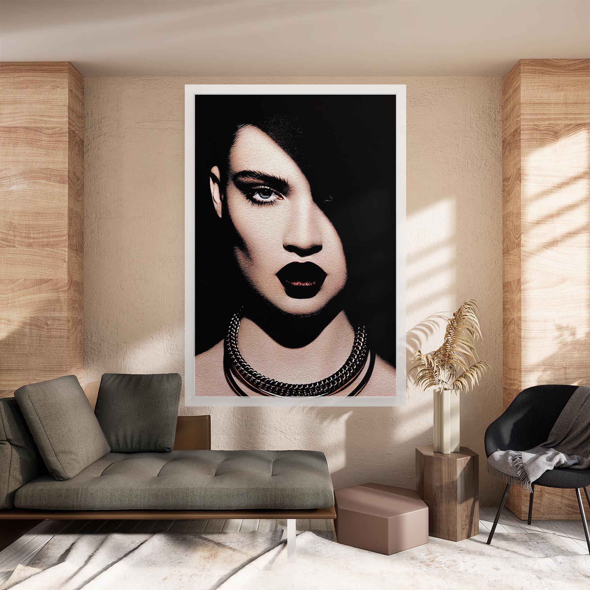 Tablou Canvas Gold Necklace mockup 8