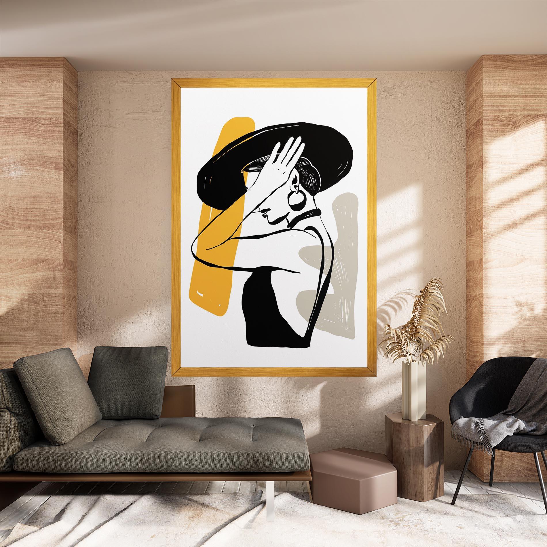 Tablou Canvas Big Earring mockup 8