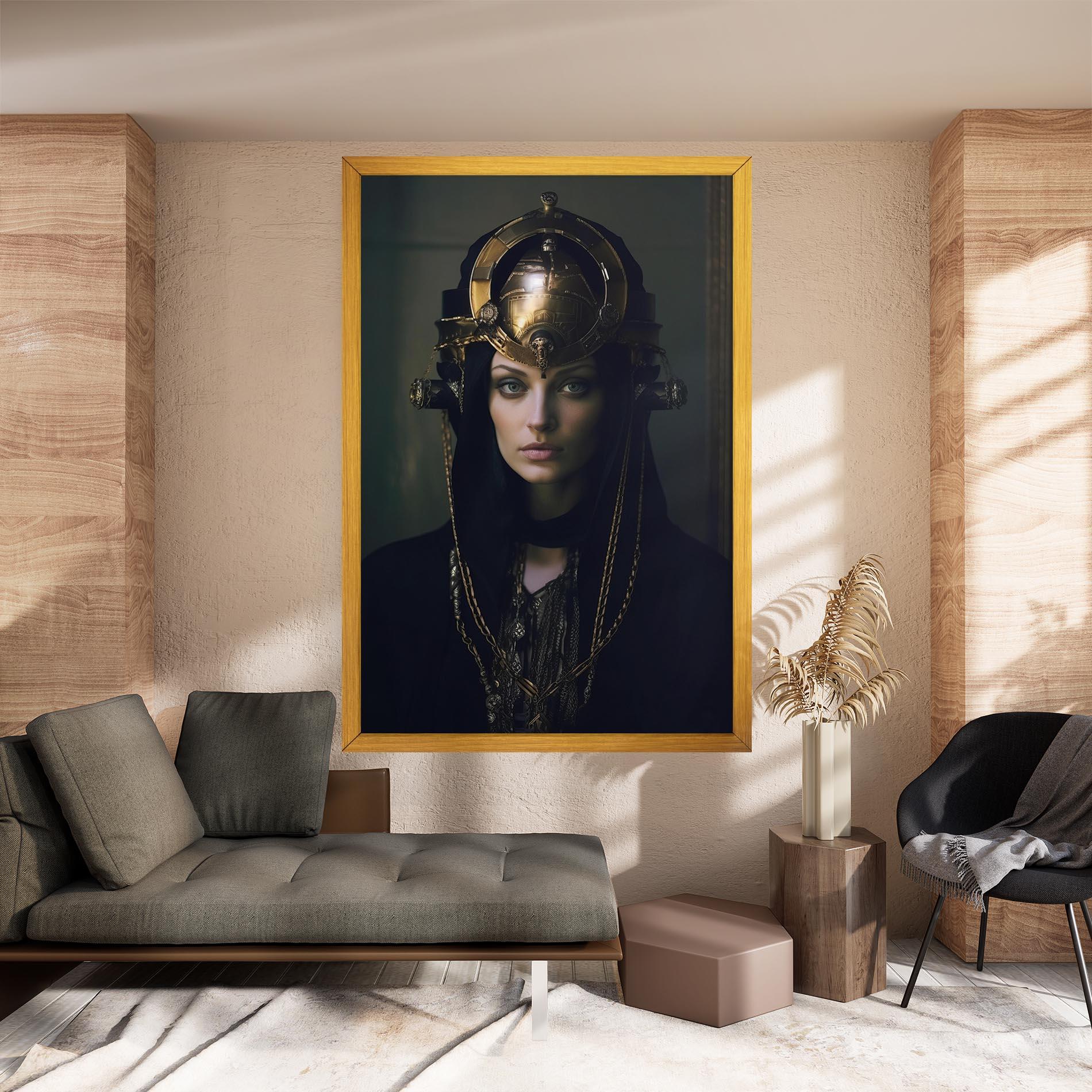 Tablou Canvas Gold Headpiece mockup 8