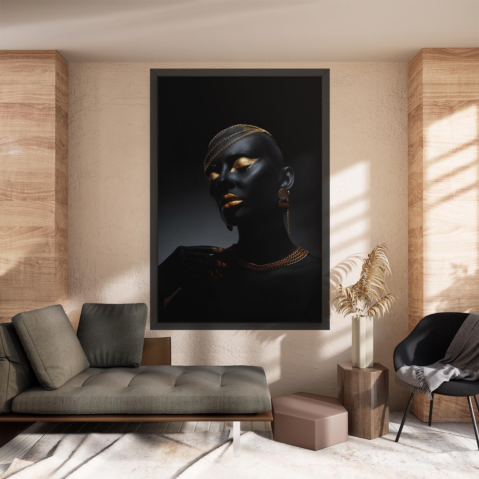 Tablou Canvas Beauty Gold mockup 8