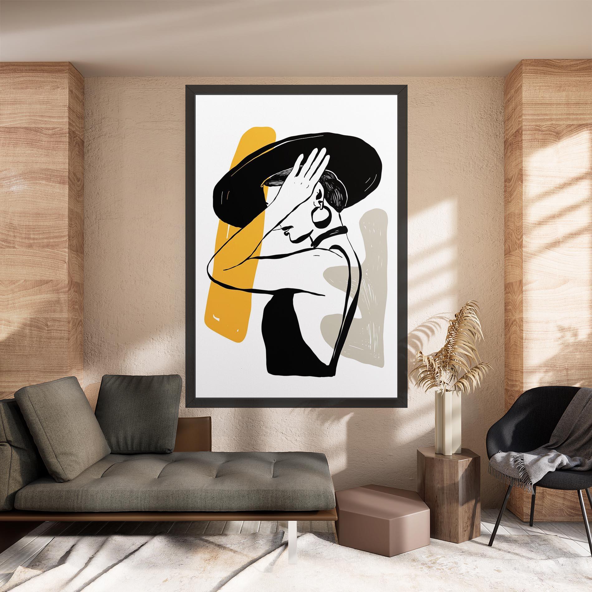 Tablou Canvas Big Earring mockup 8