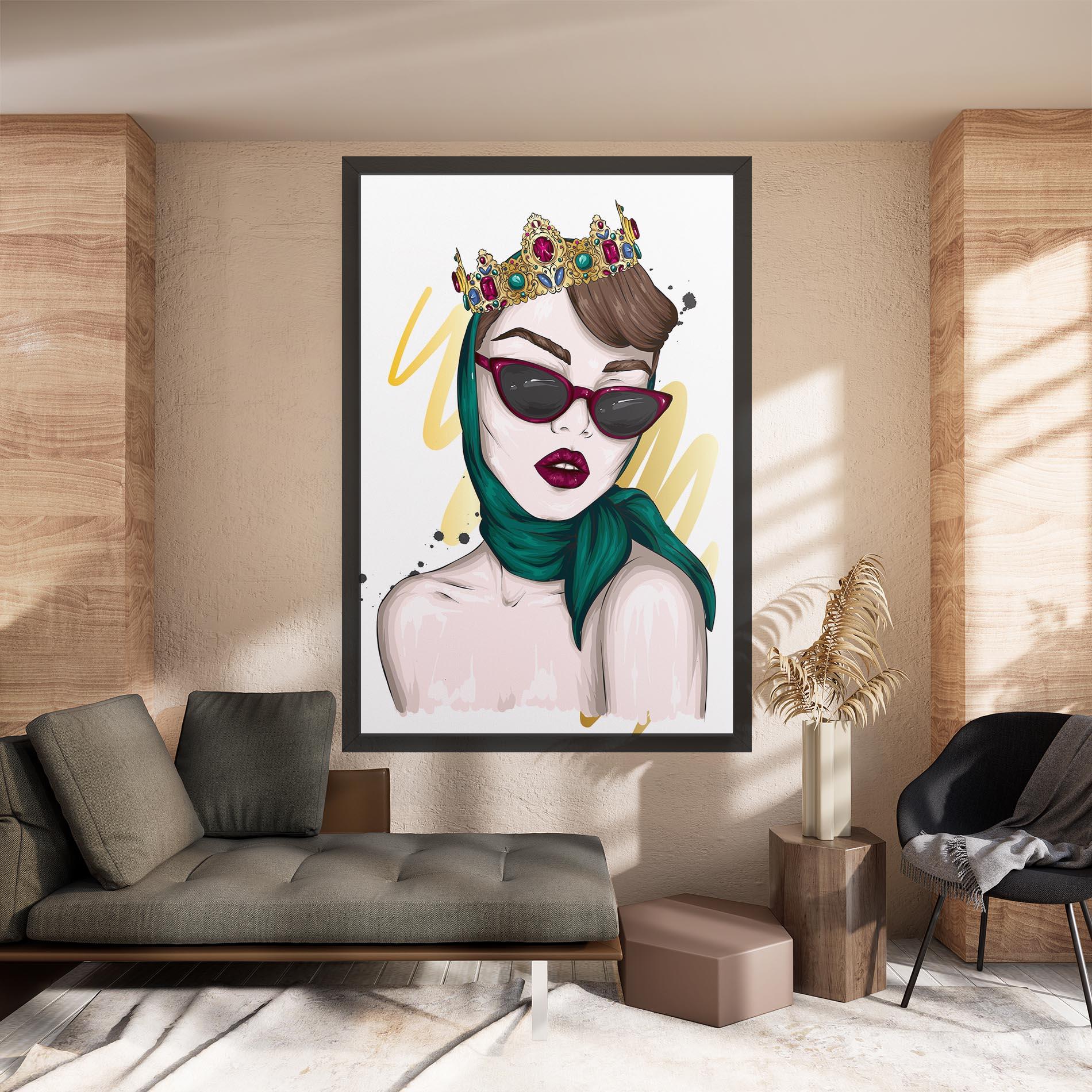 Tablou Canvas Diva Crown mockup 8