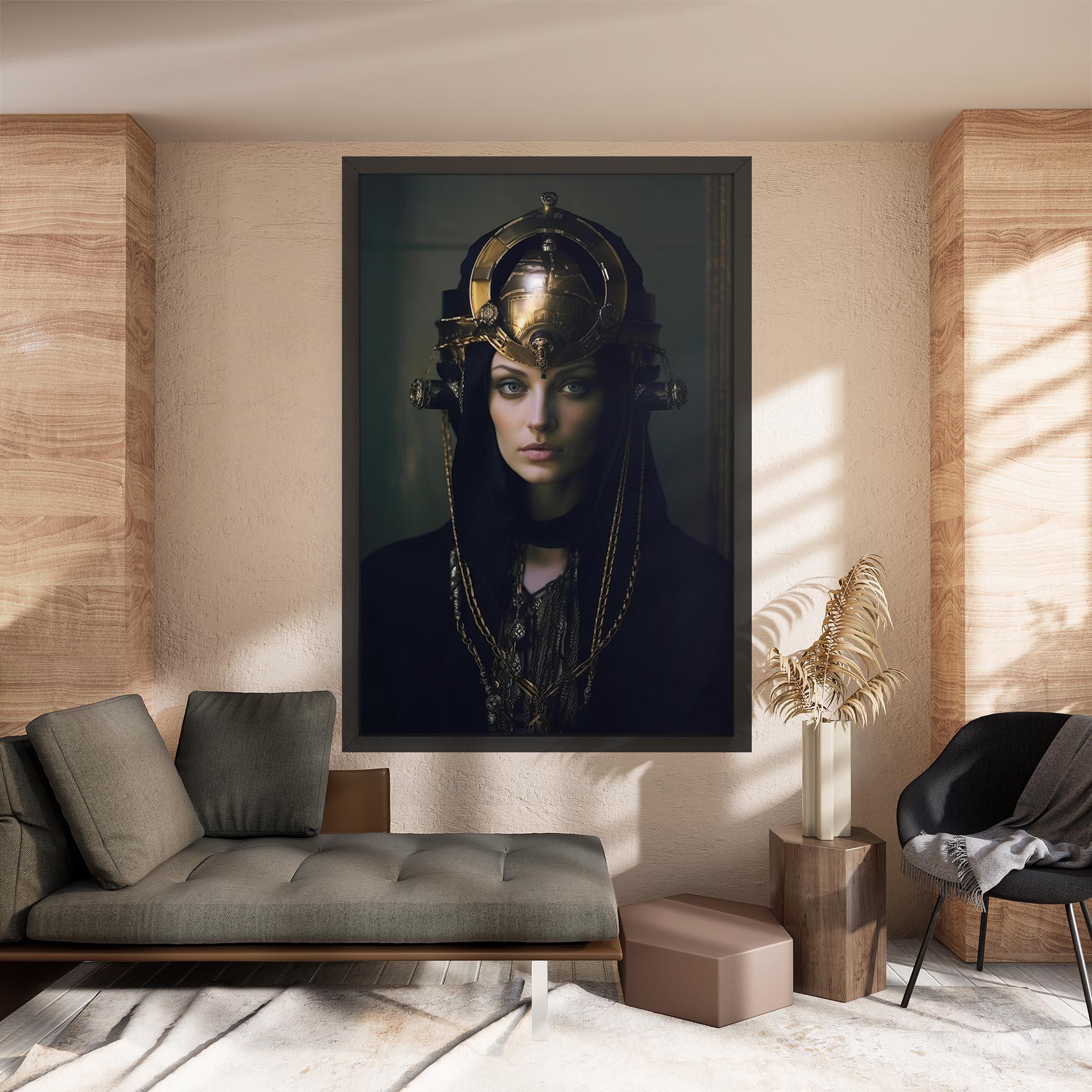 Tablou Canvas Gold Headpiece mockup 8
