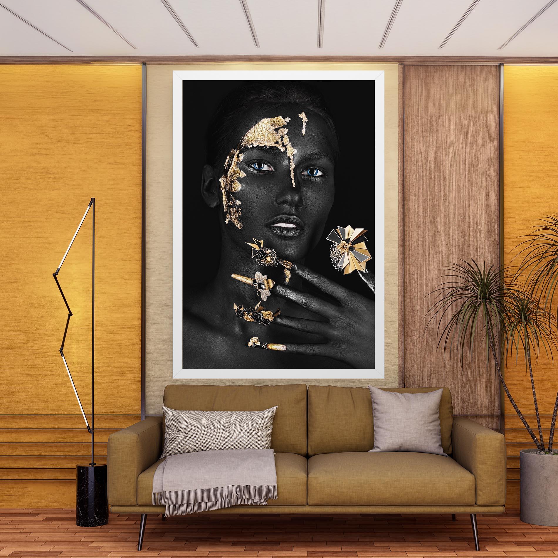 Tablou Canvas Black Art Makeup mockup 9