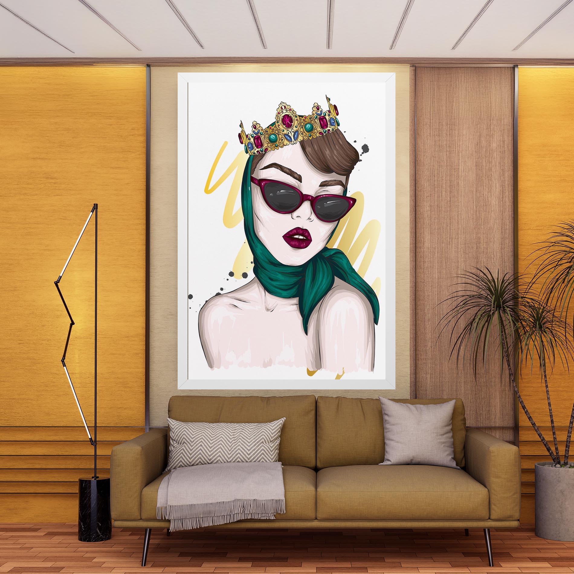 Tablou Canvas Diva Crown mockup 9