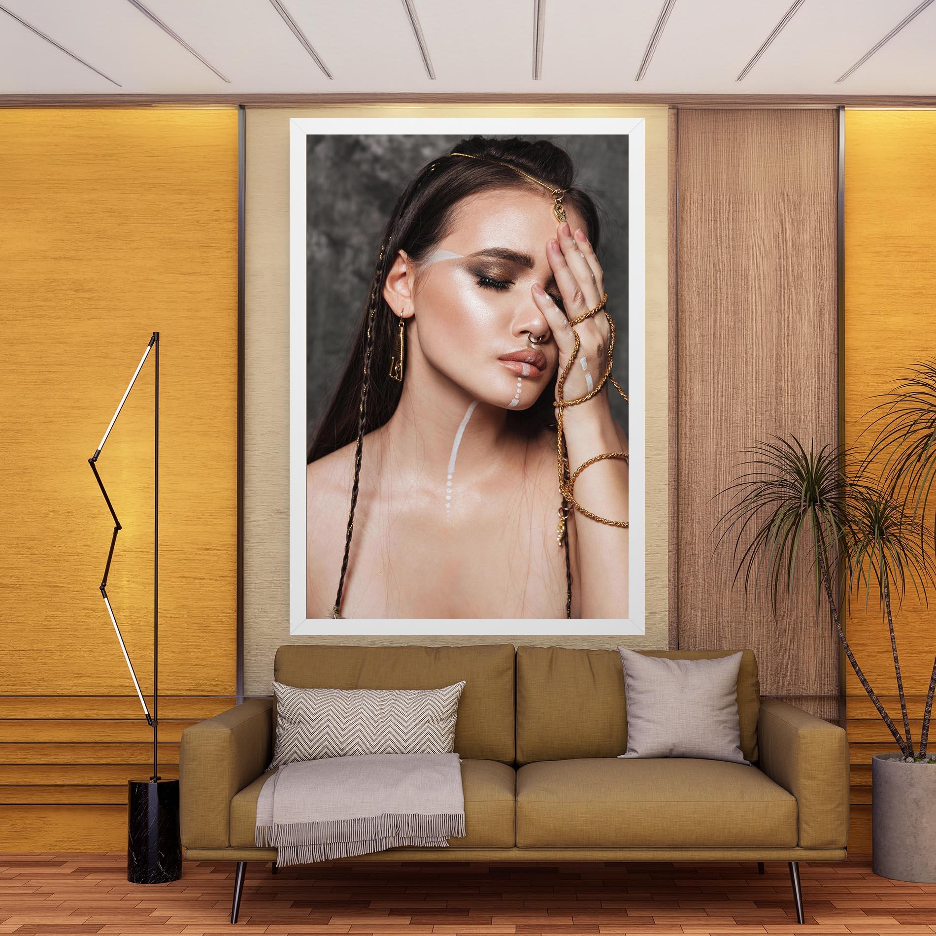 Tablou Canvas Gold Hand Accessory mockup 9