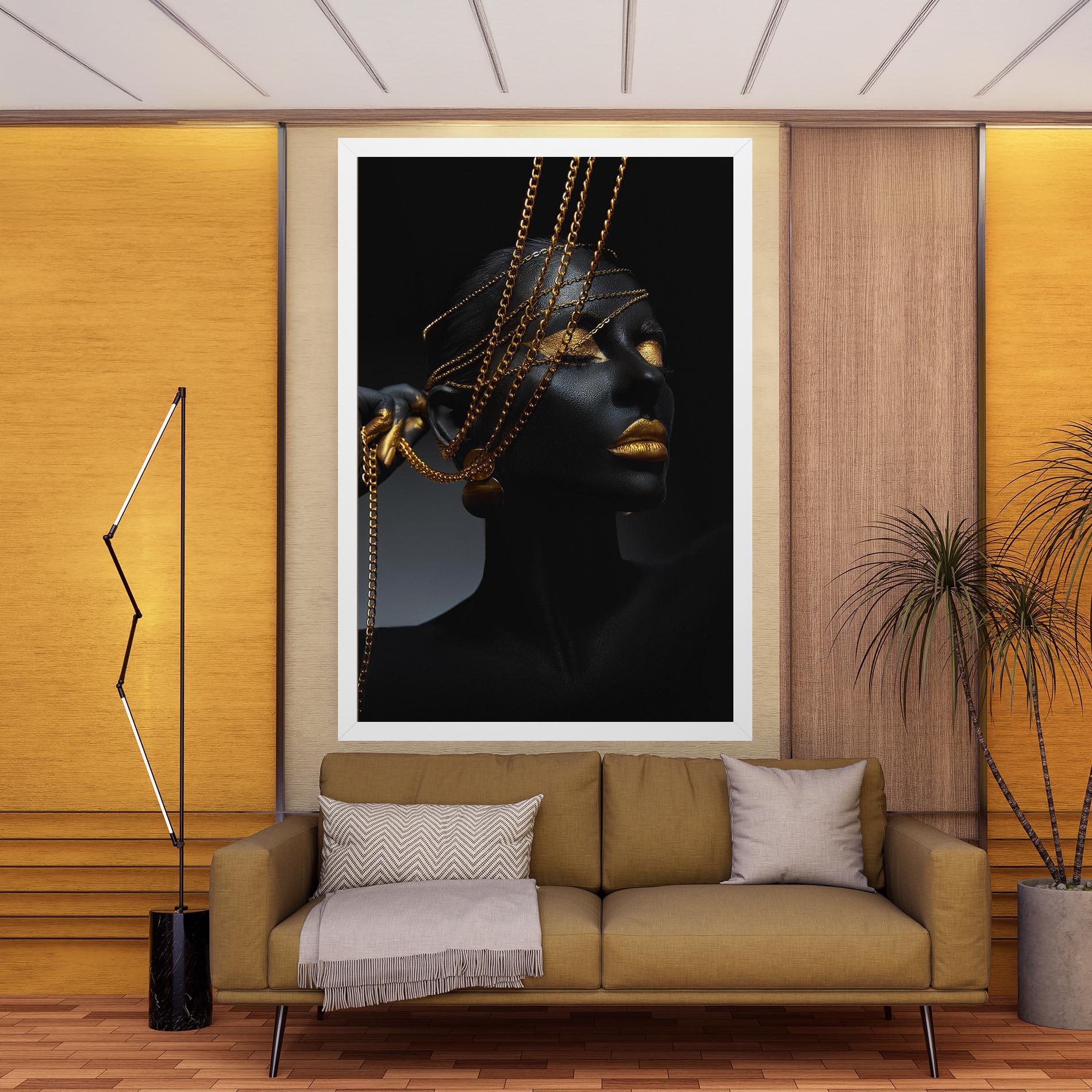 Tablou Canvas Pretty Gold Chain mockup 9