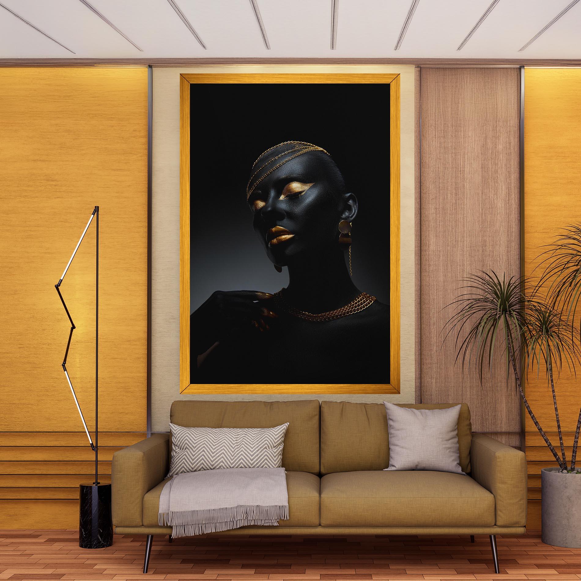 Tablou Canvas Beauty Gold mockup 9