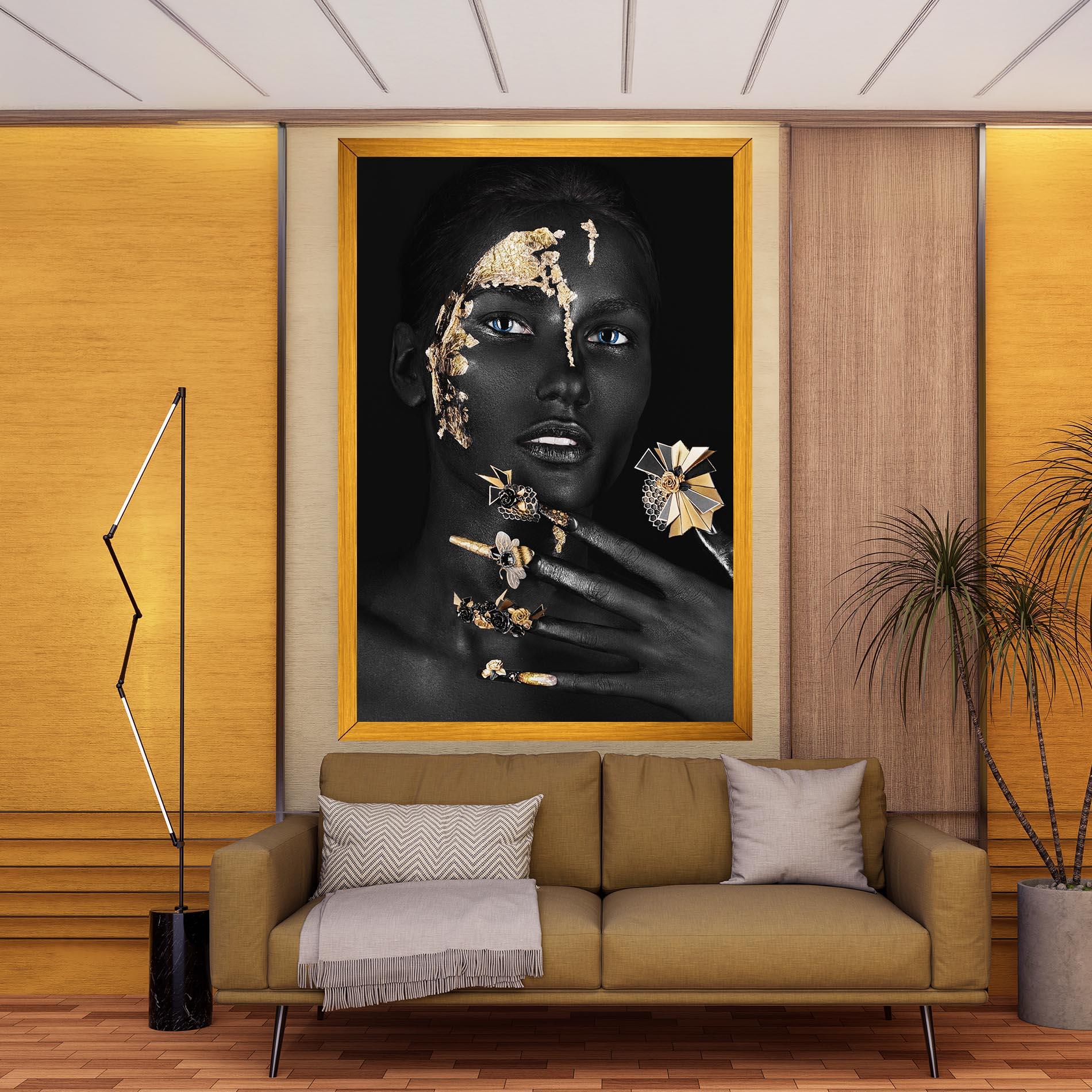 Tablou Canvas Black Art Makeup mockup 9