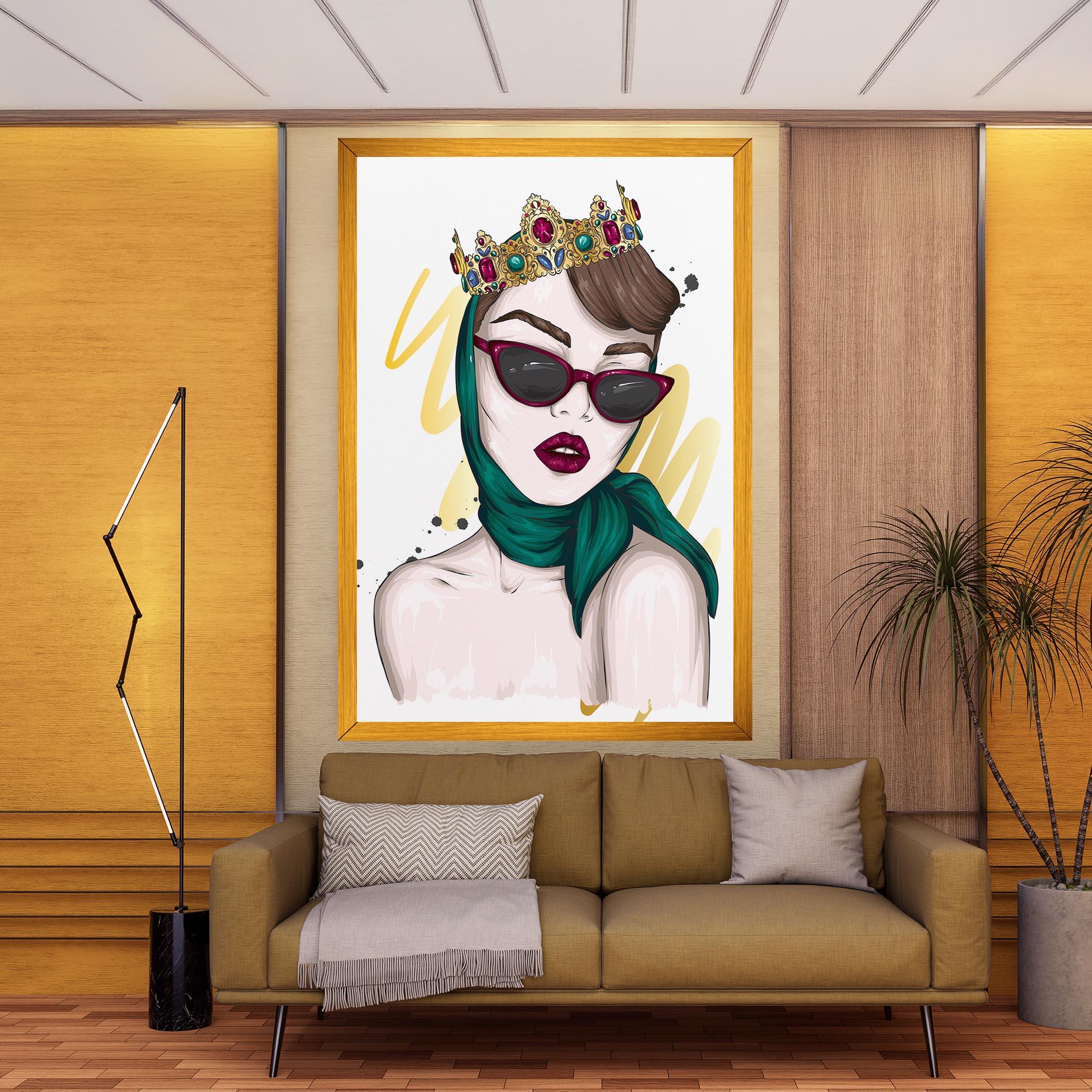 Tablou Canvas Diva Crown mockup 9