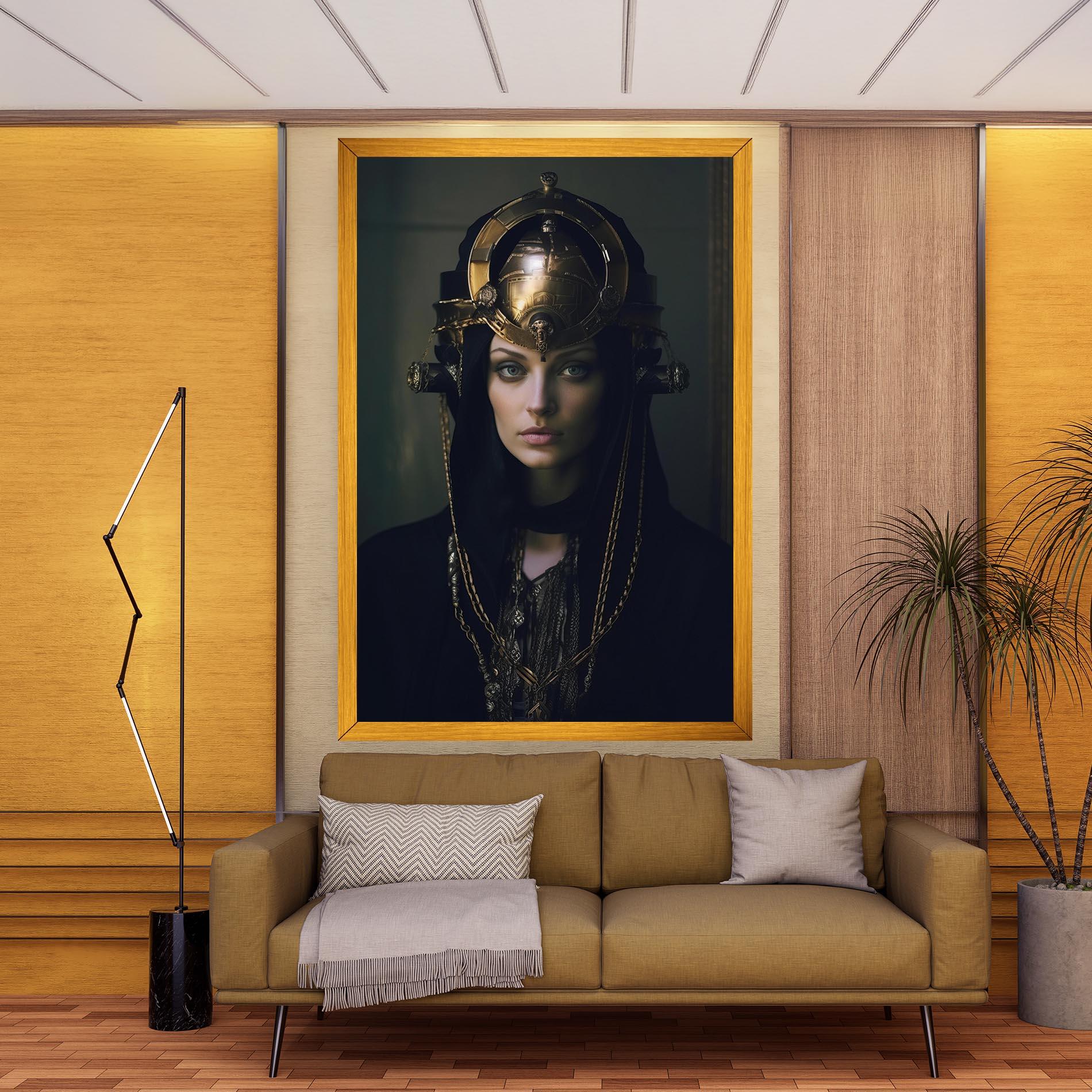 Tablou Canvas Gold Headpiece mockup 9