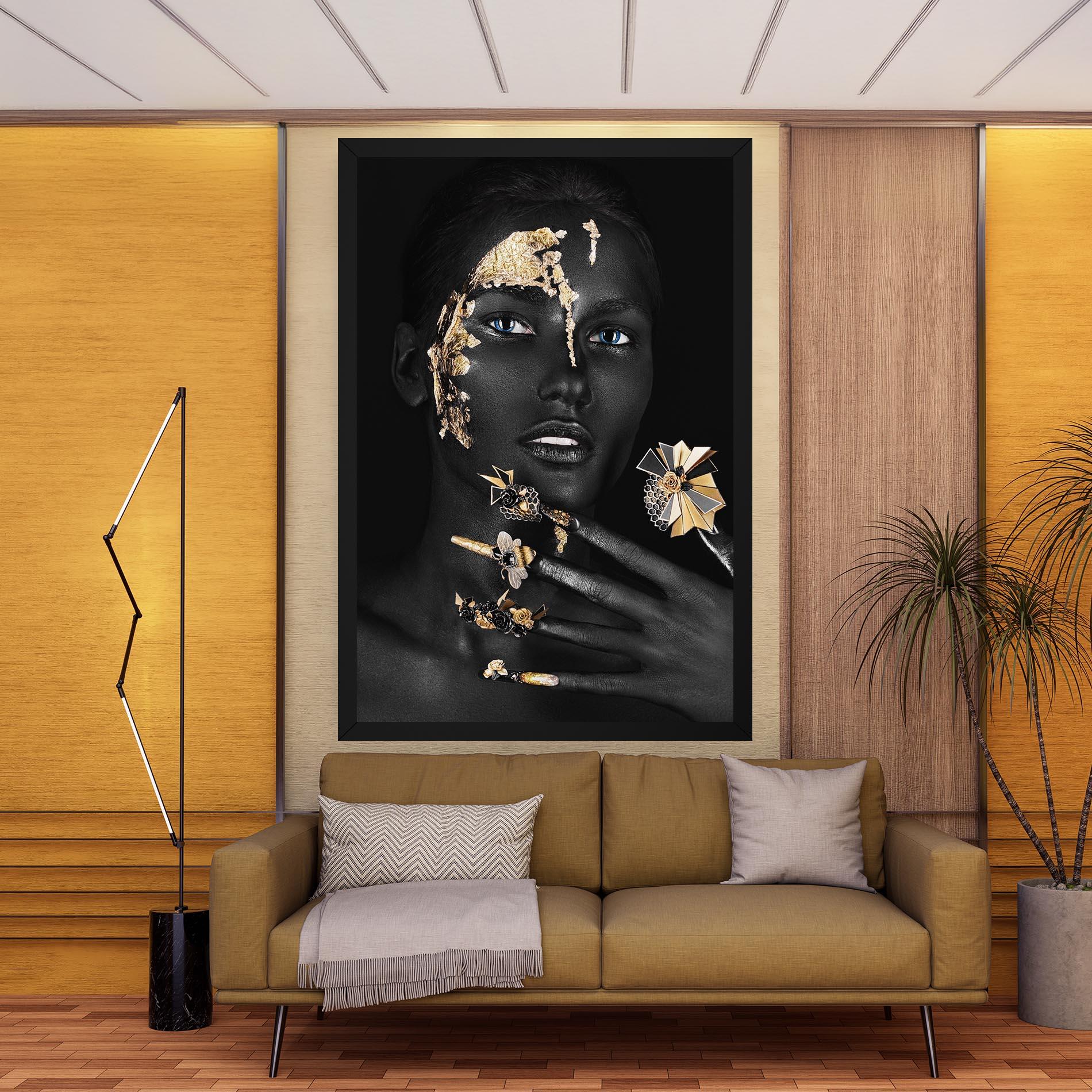 Tablou Canvas Black Art Makeup mockup 9