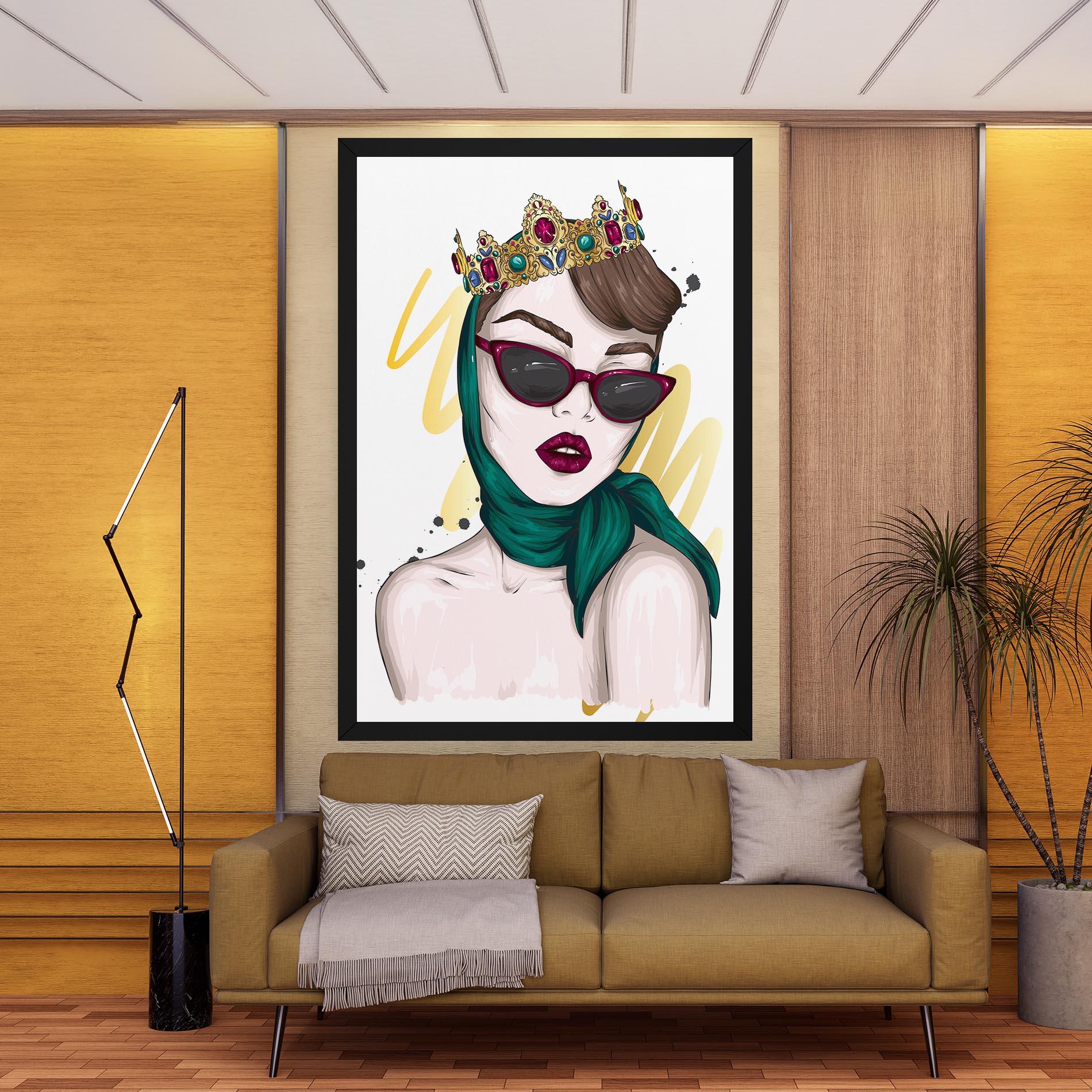 Tablou Canvas Diva Crown mockup 9