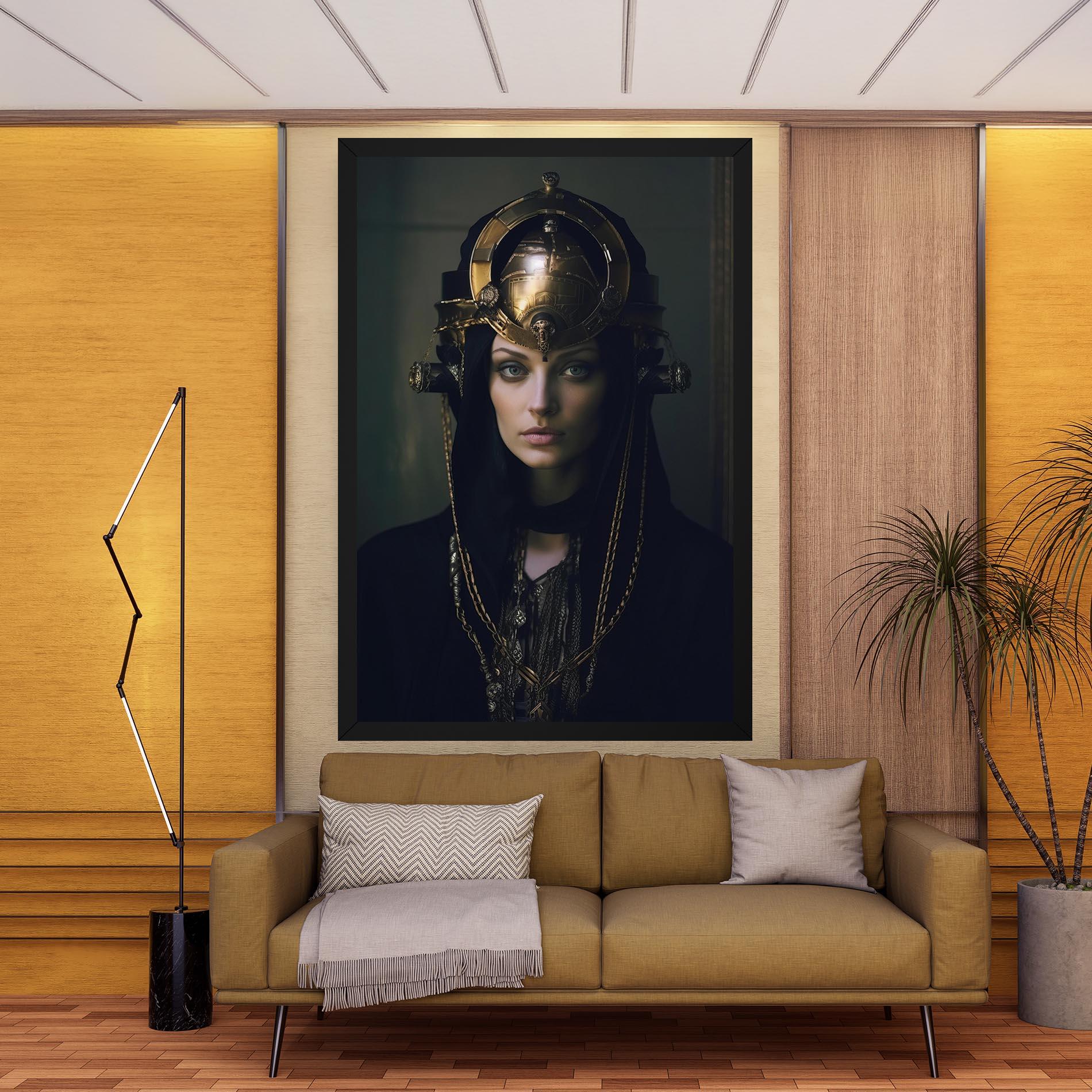 Tablou Canvas Gold Headpiece mockup 9