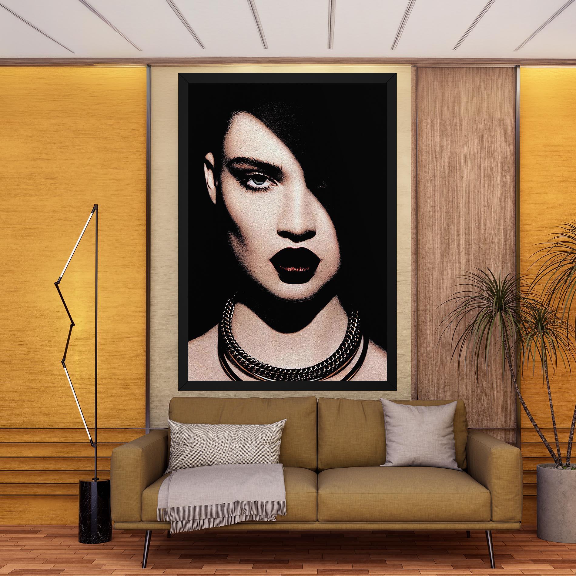 Tablou Canvas Gold Necklace mockup 9