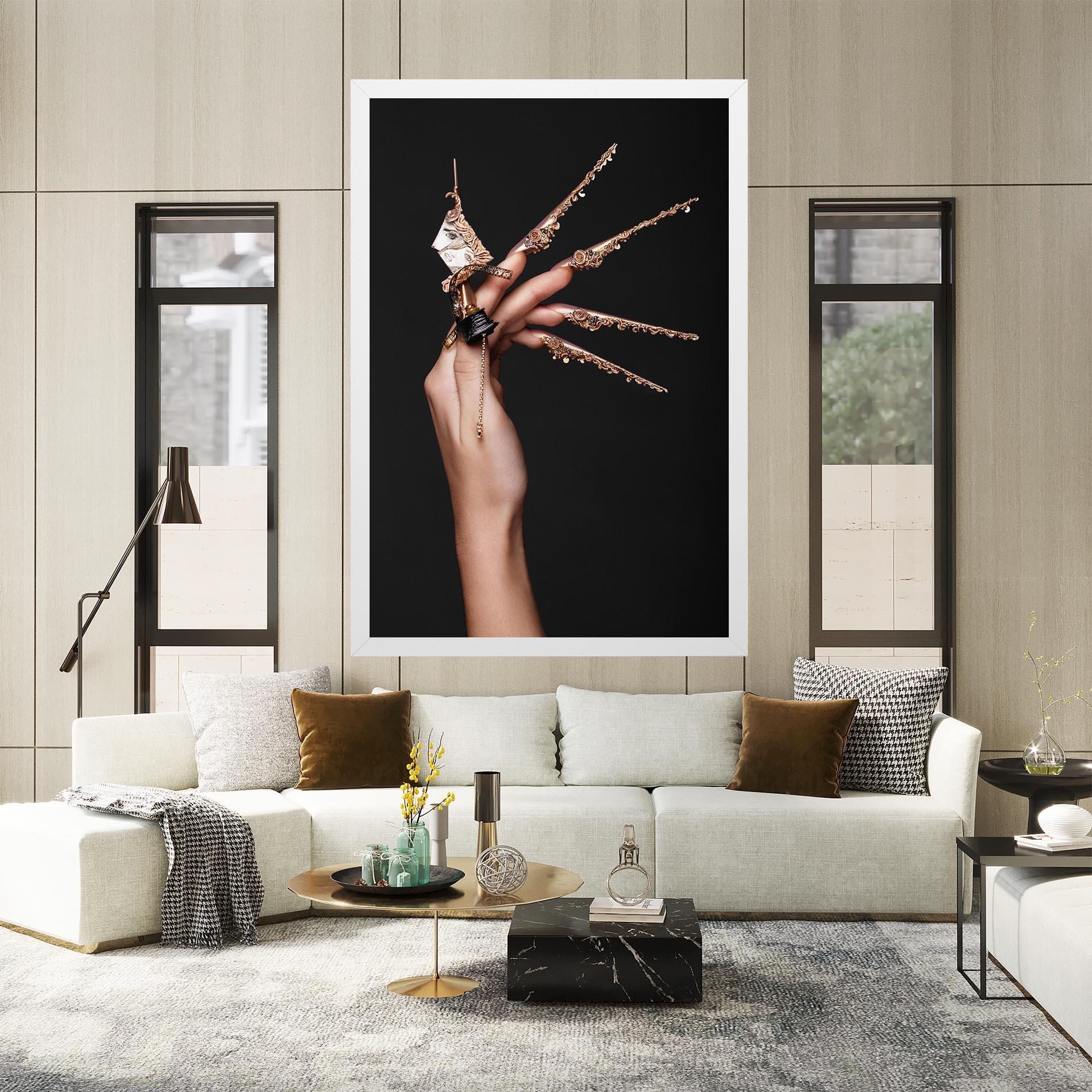 Tablou Canvas Creative Design Nails mockup 2